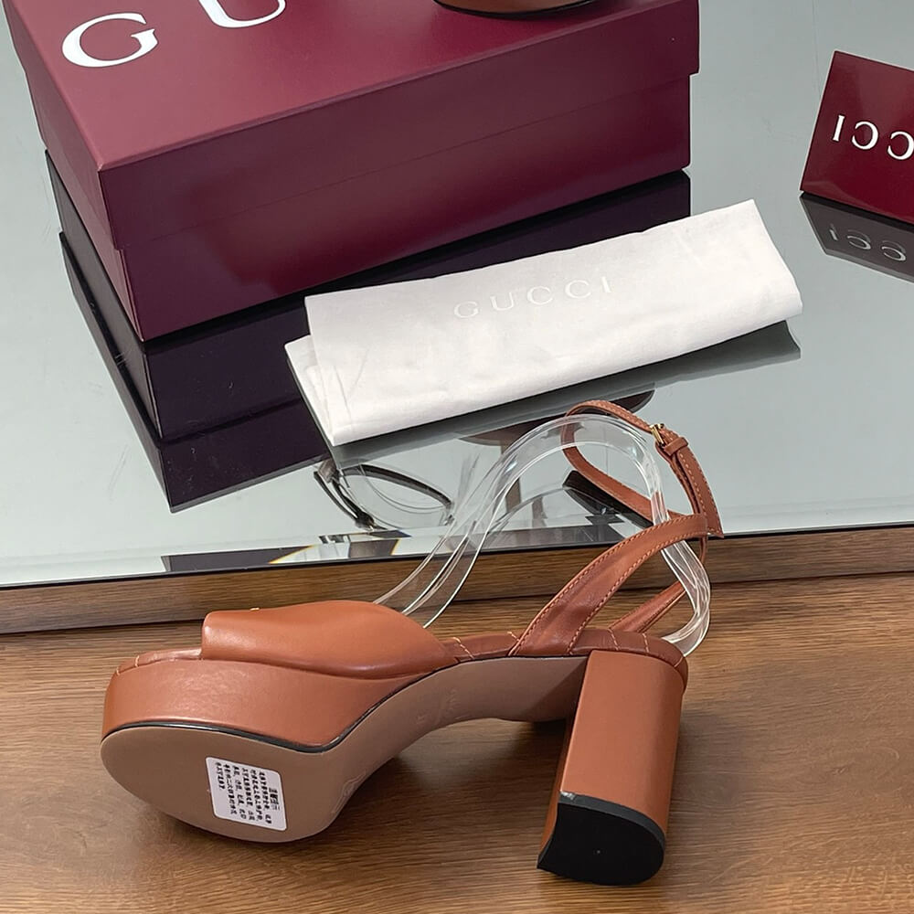 GUCCI Women s platform sandal with Double G - Top Club