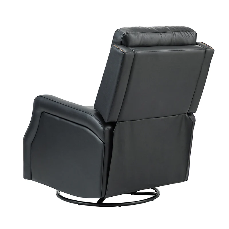 Benito 28.74" Wide Genuine Leather Swivel Rocker Recliner