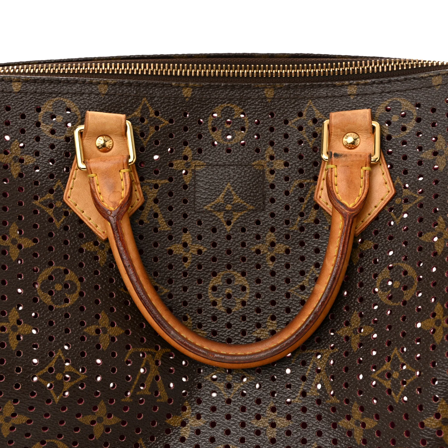 Monogram Perforated Speedy 30 Fuchsia - Top Club
