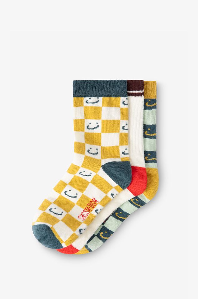 Lichtgroene sokken set van 3