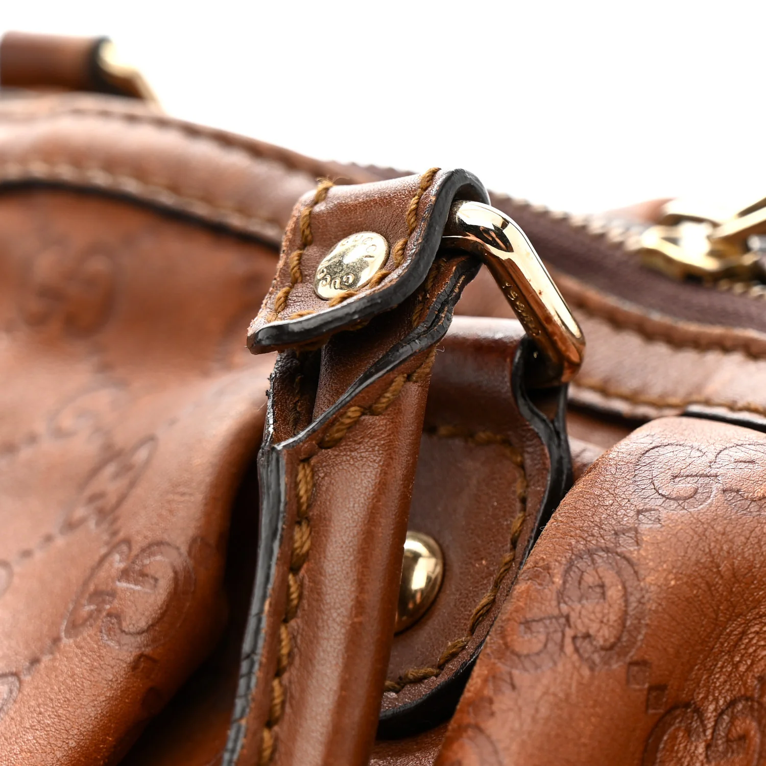 Guccissima Medium Sukey Tote Brown - Top Club