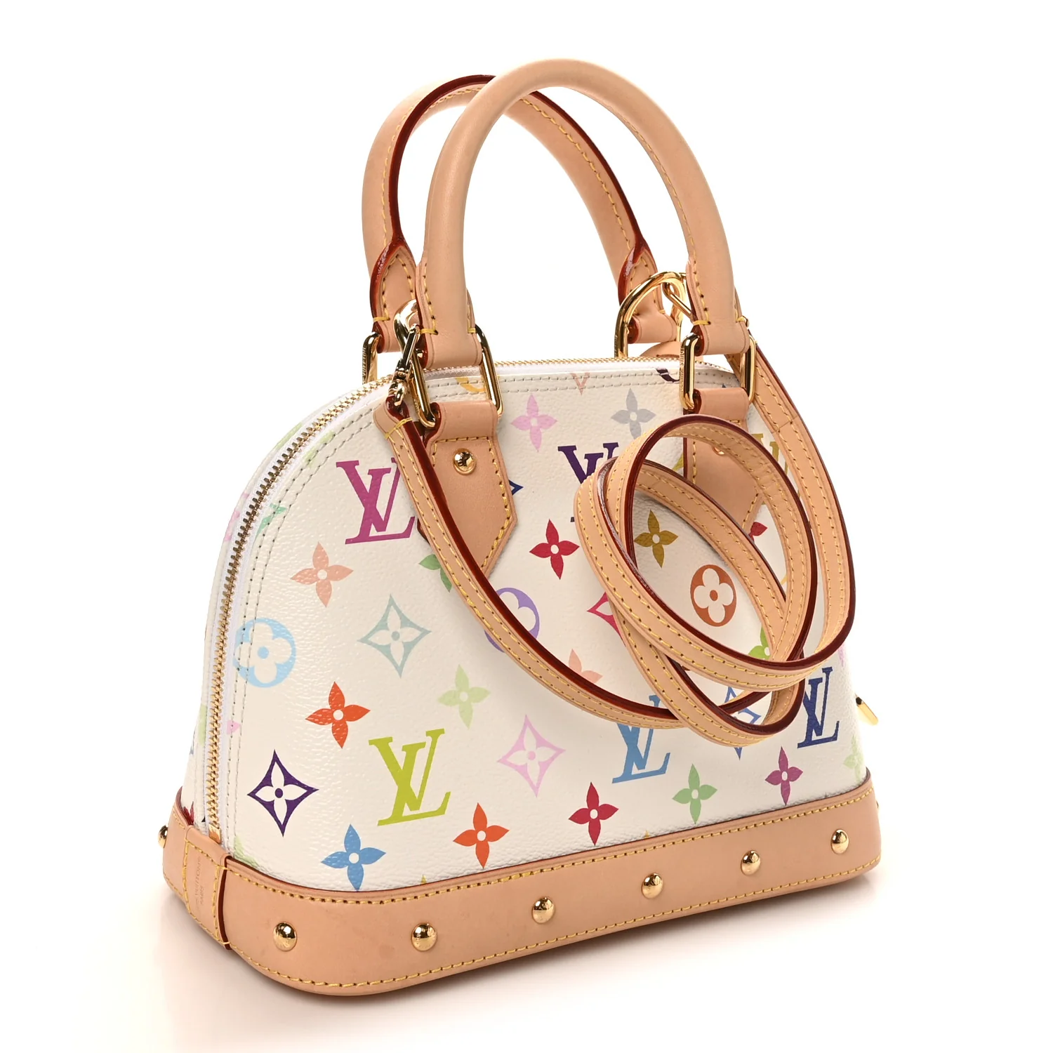 LV x TM Monogram Multicolor Alma BB White - Top Club