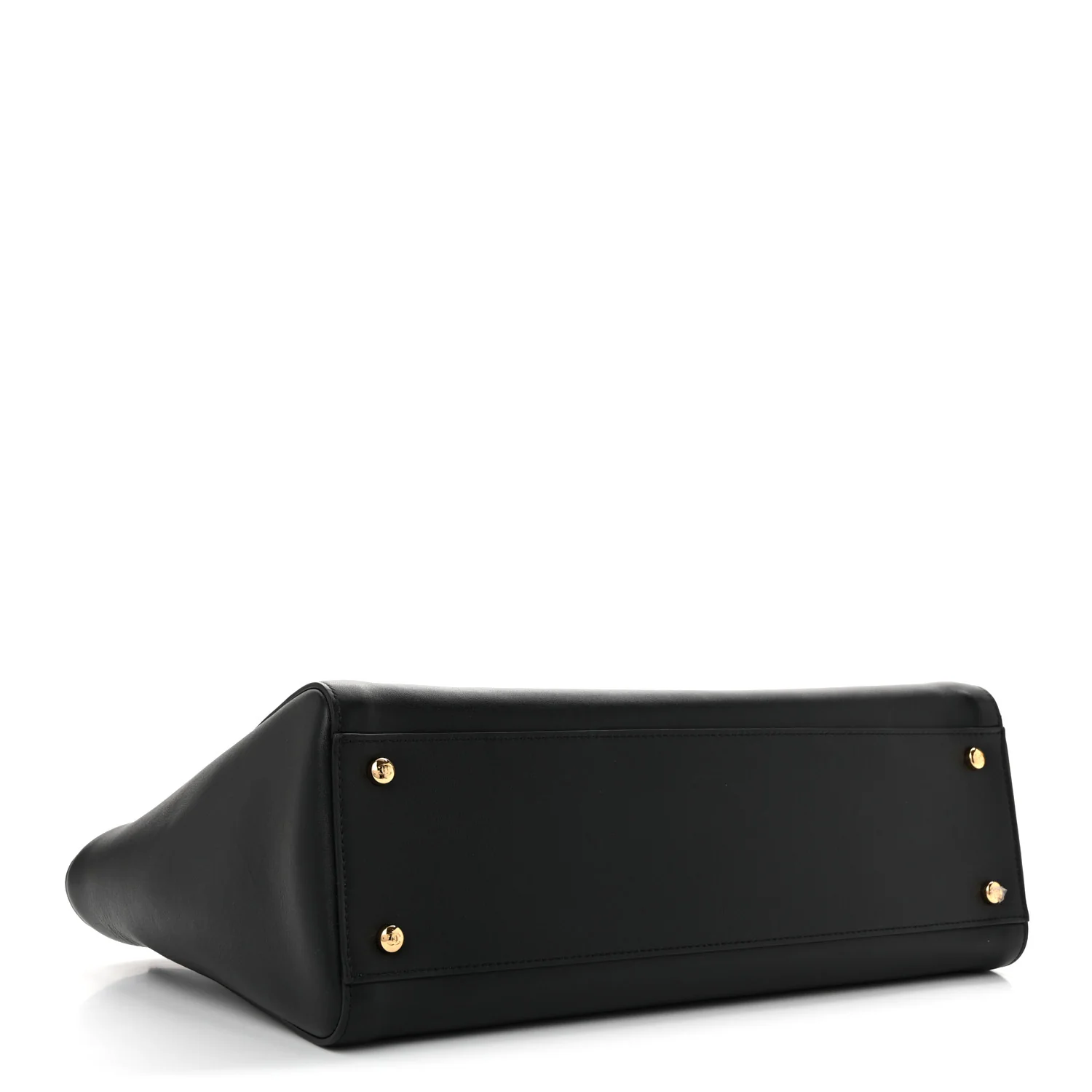 Calfskin Archetype Small Shopping Tote Black - Top Club