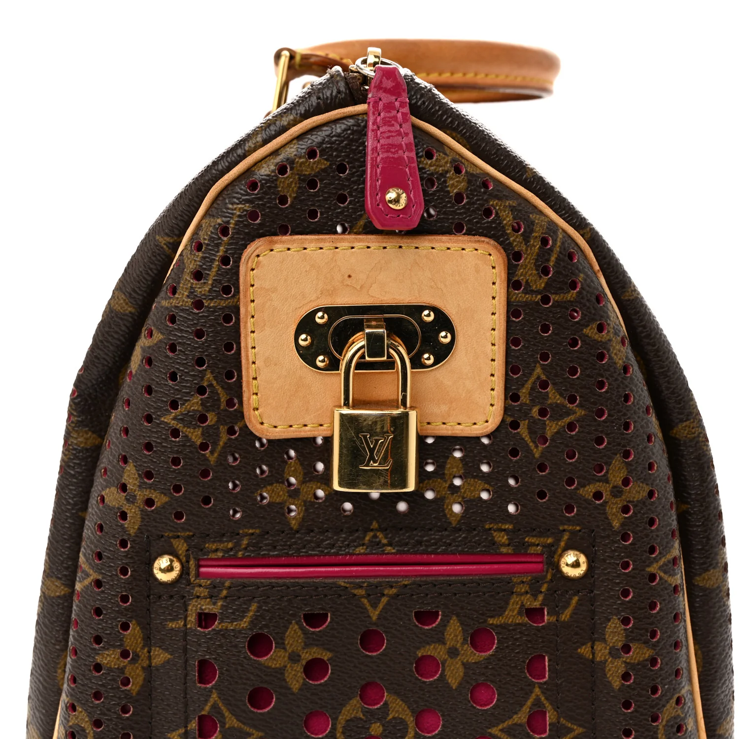 Monogram Perforated Speedy 30 Fuchsia - Top Club