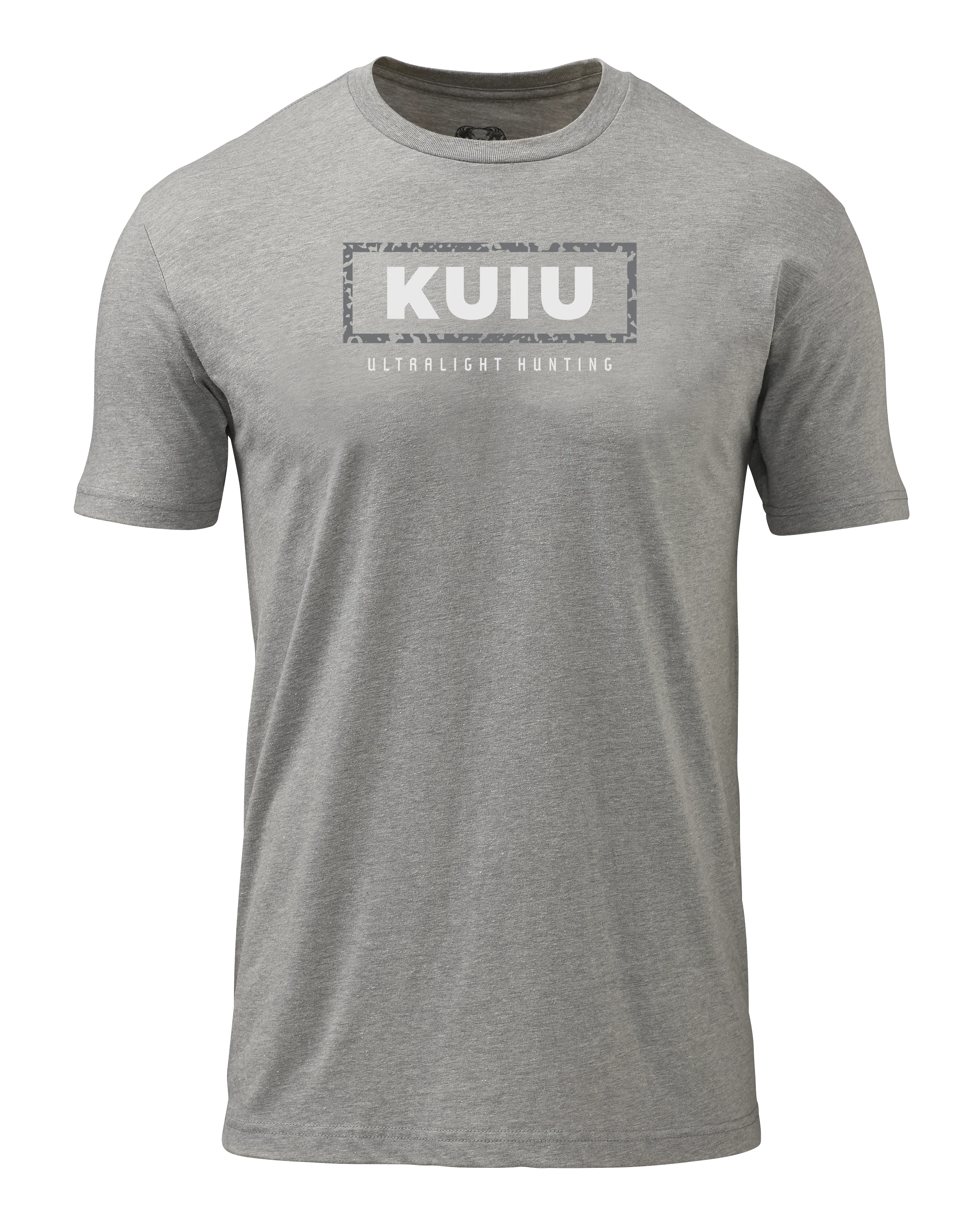 KUIU Box Logo T-Shirt | Heather Grey