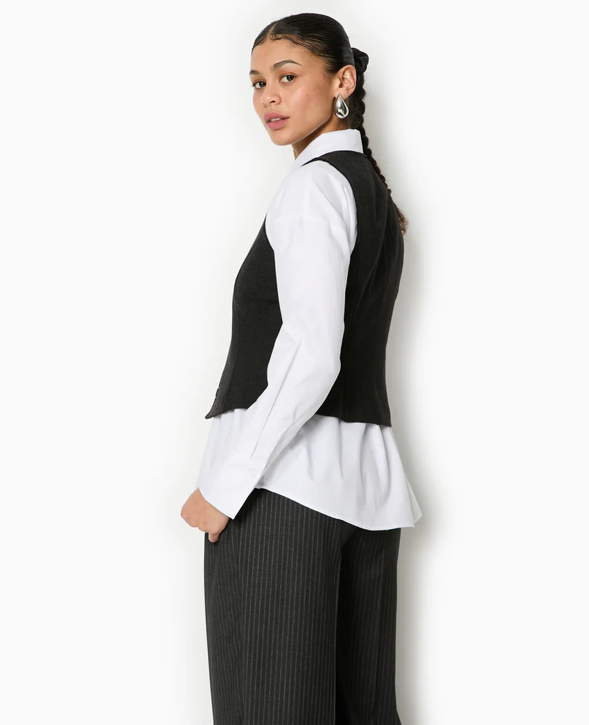 Pimkie Veste sans manches façon gilet de barman