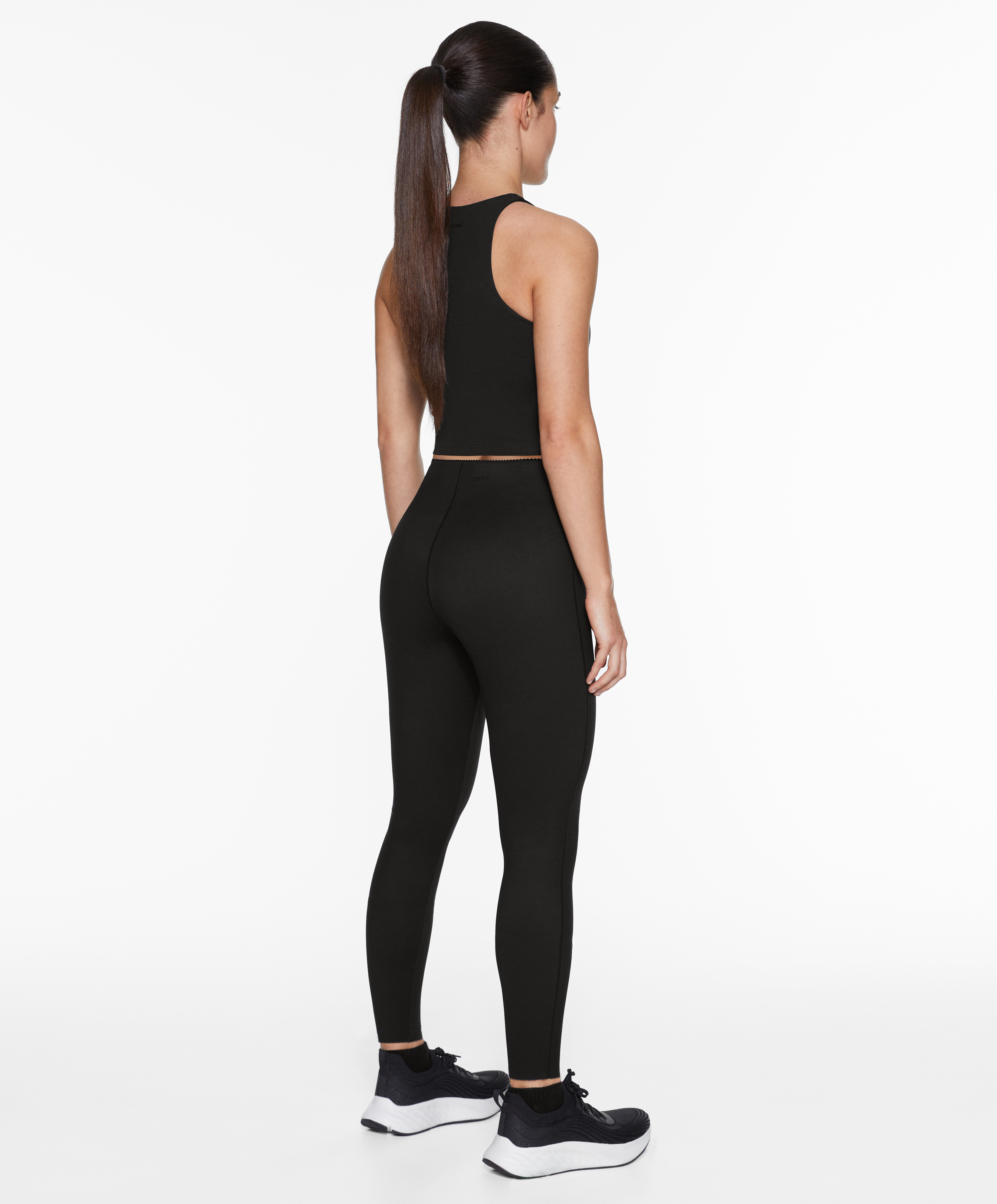 OYSHO Extra-compressive raise up 65cm ankle-length leggings