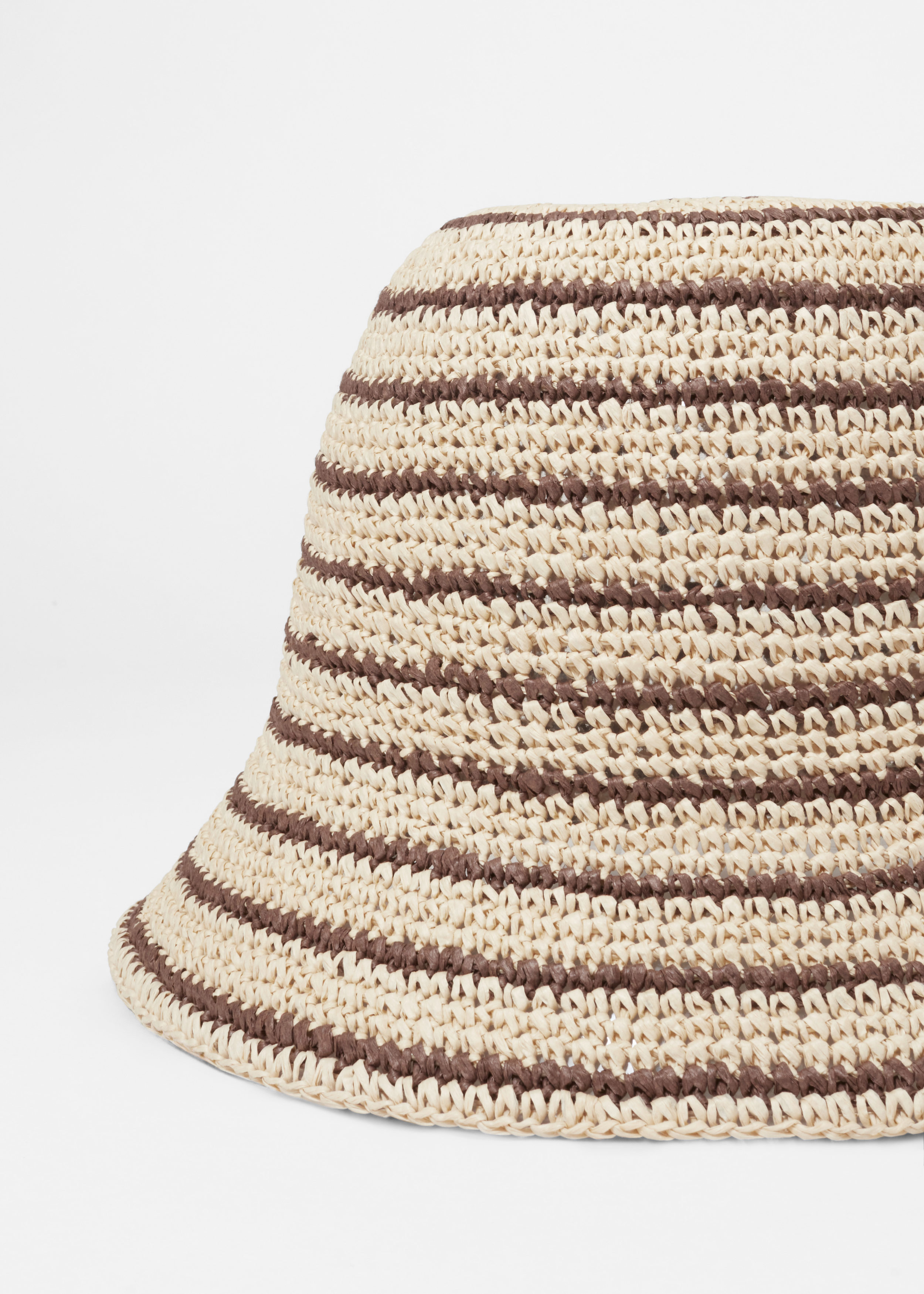 & Other Stories WOVEN STRAW BUCKET HAT