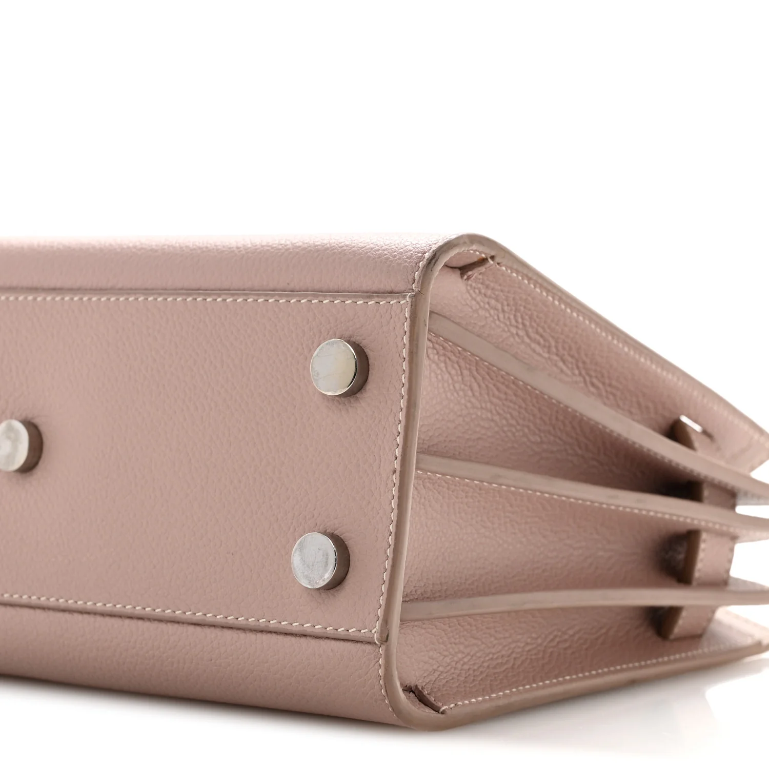 Grained Calfskin Nano Sac De Jour Pale Blush - Top Club