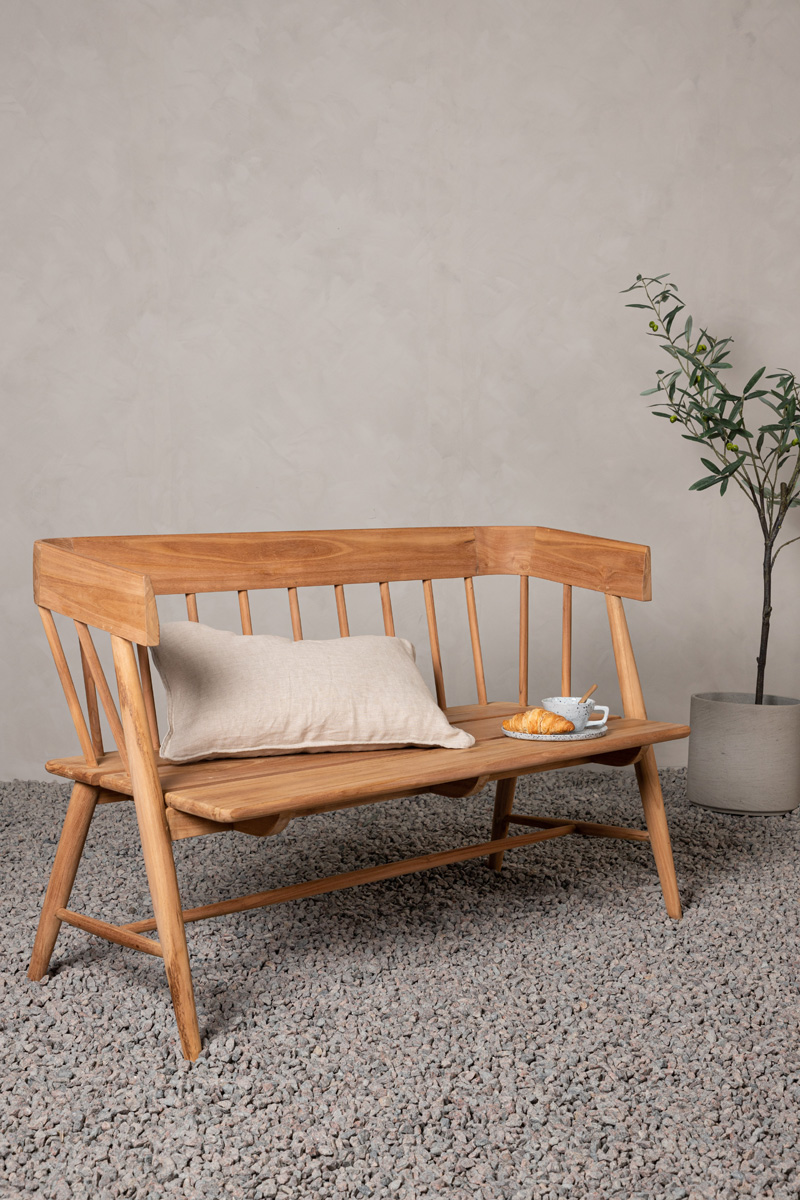 Houten tuinbank Selma Naturel