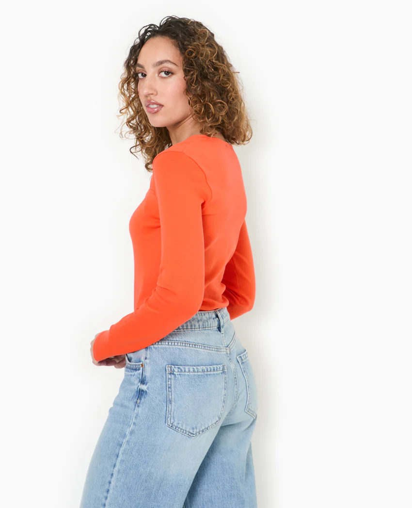 Pimkie Body manches longues encolure carrée