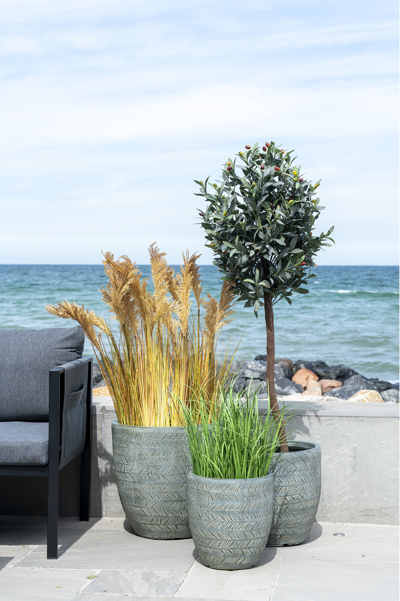 Gras kunstplant Elvira  - 68 cm Groen