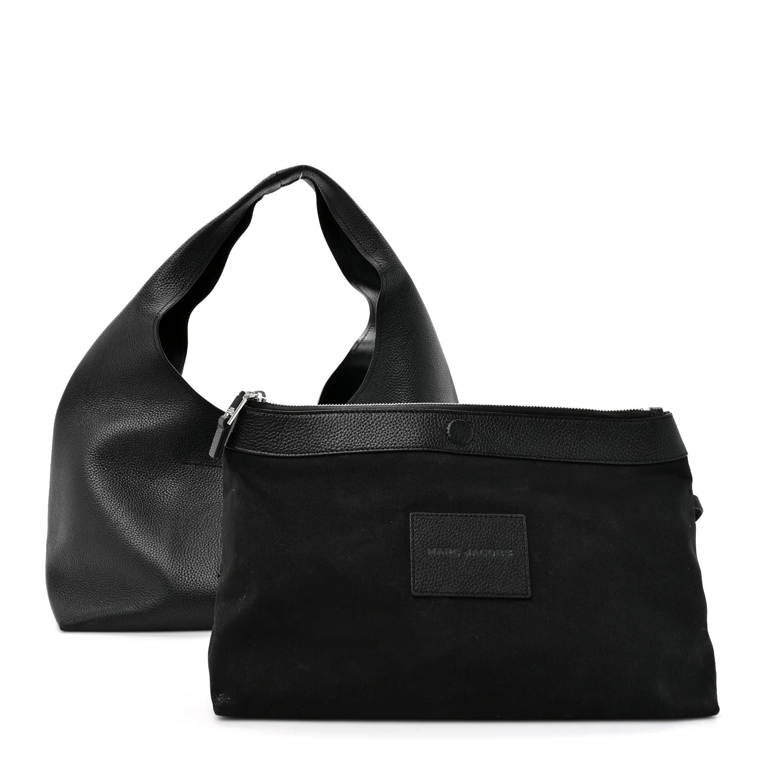 Grained Calfskin Medium The Sack Bag Black