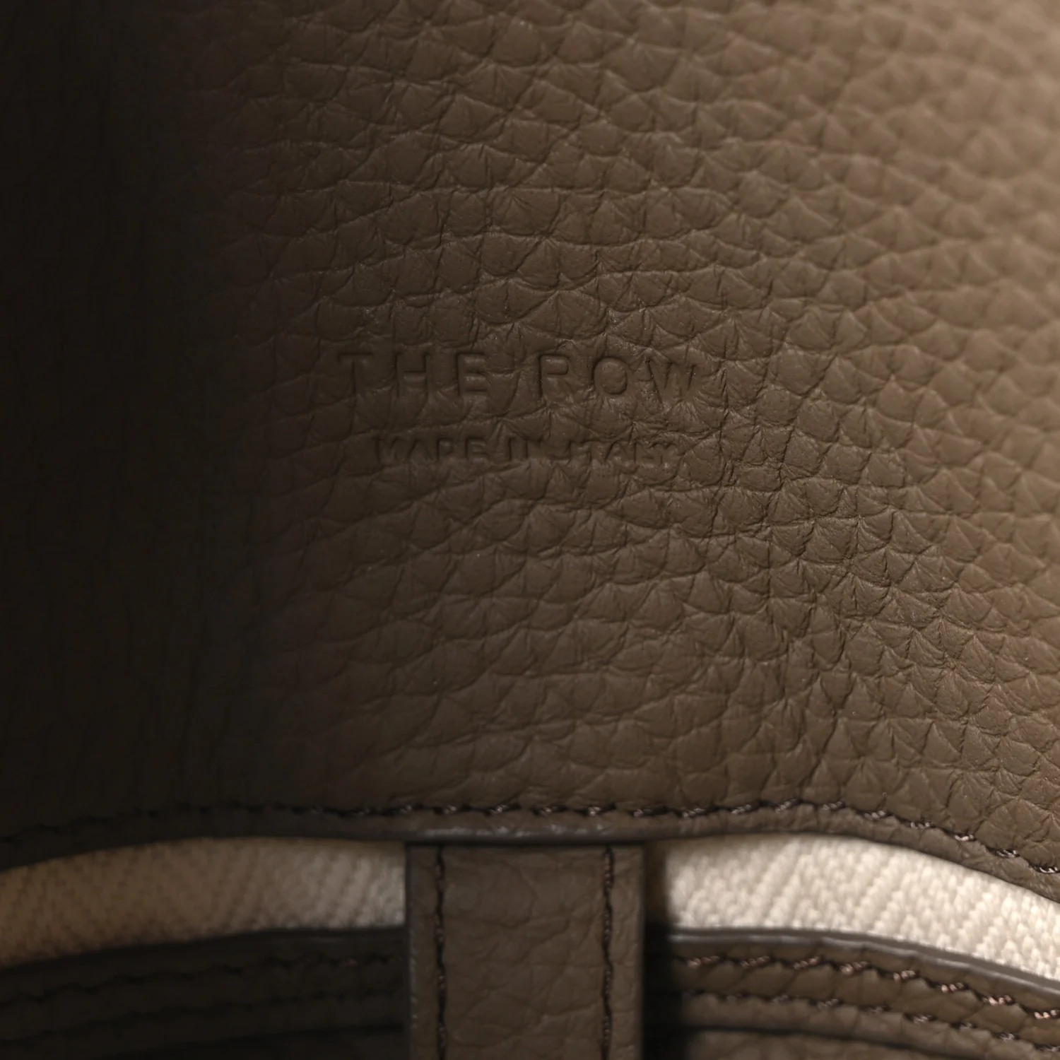 Matte Grained Calfskin Soft Margaux 12 Dark Taupe - Top Club