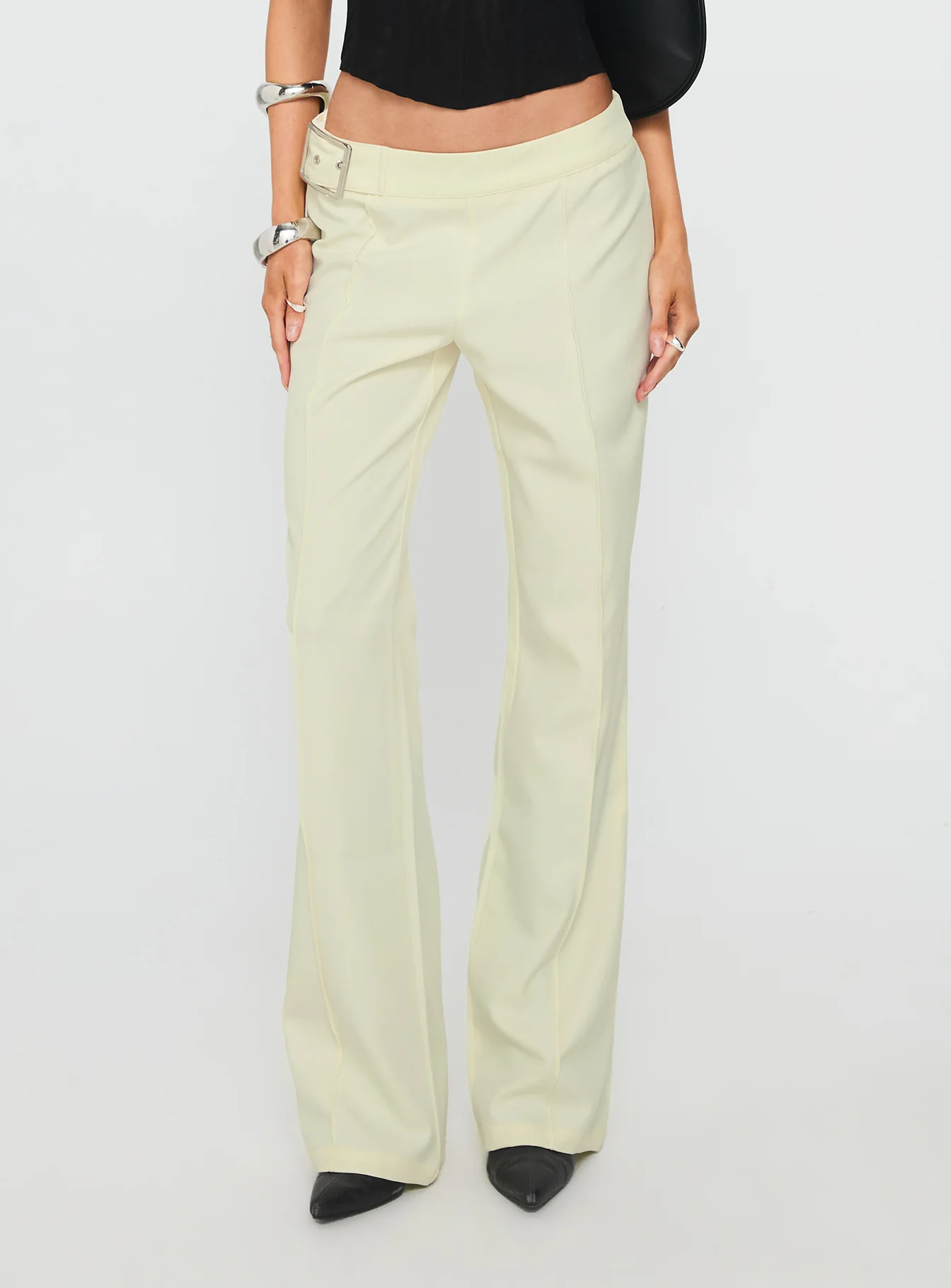 Alyanna Hardware Pants Cream