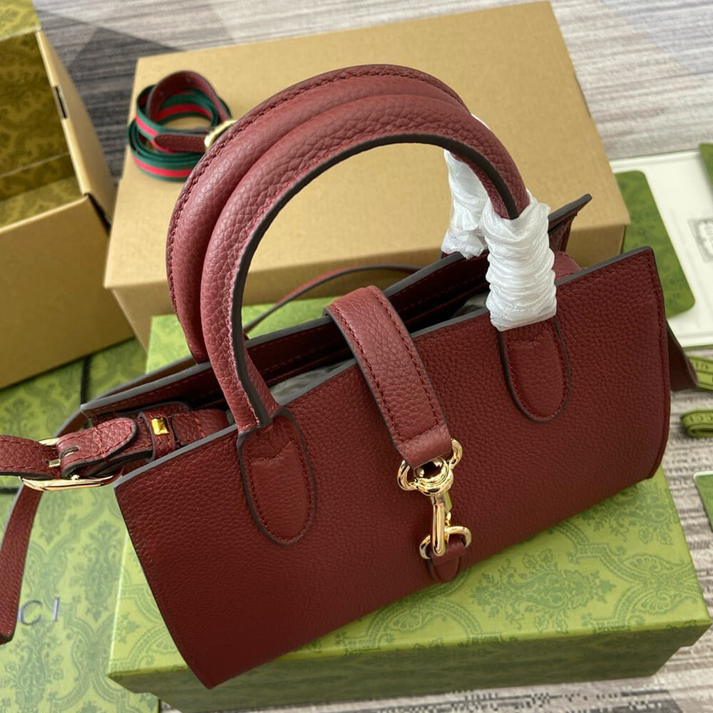 GUCCI SMALL TOTE BAG WITH HOOK CLOSURE - Top Club