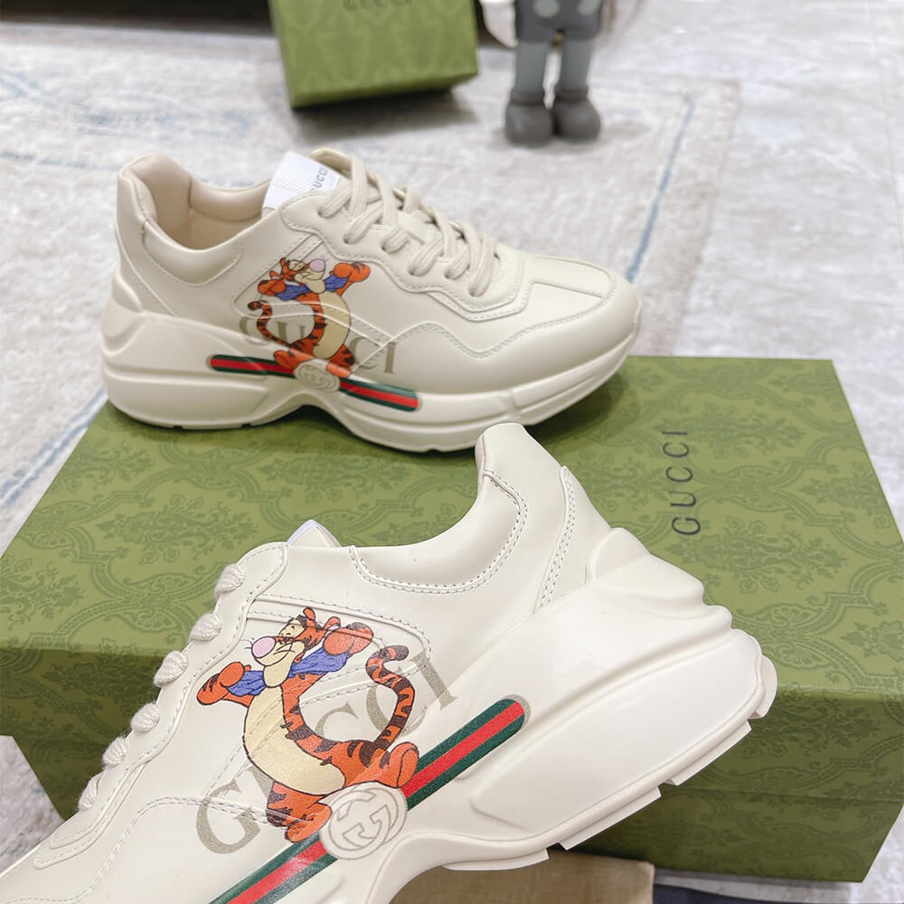 Gucci Rhyton Sneaker with Print - Top Club