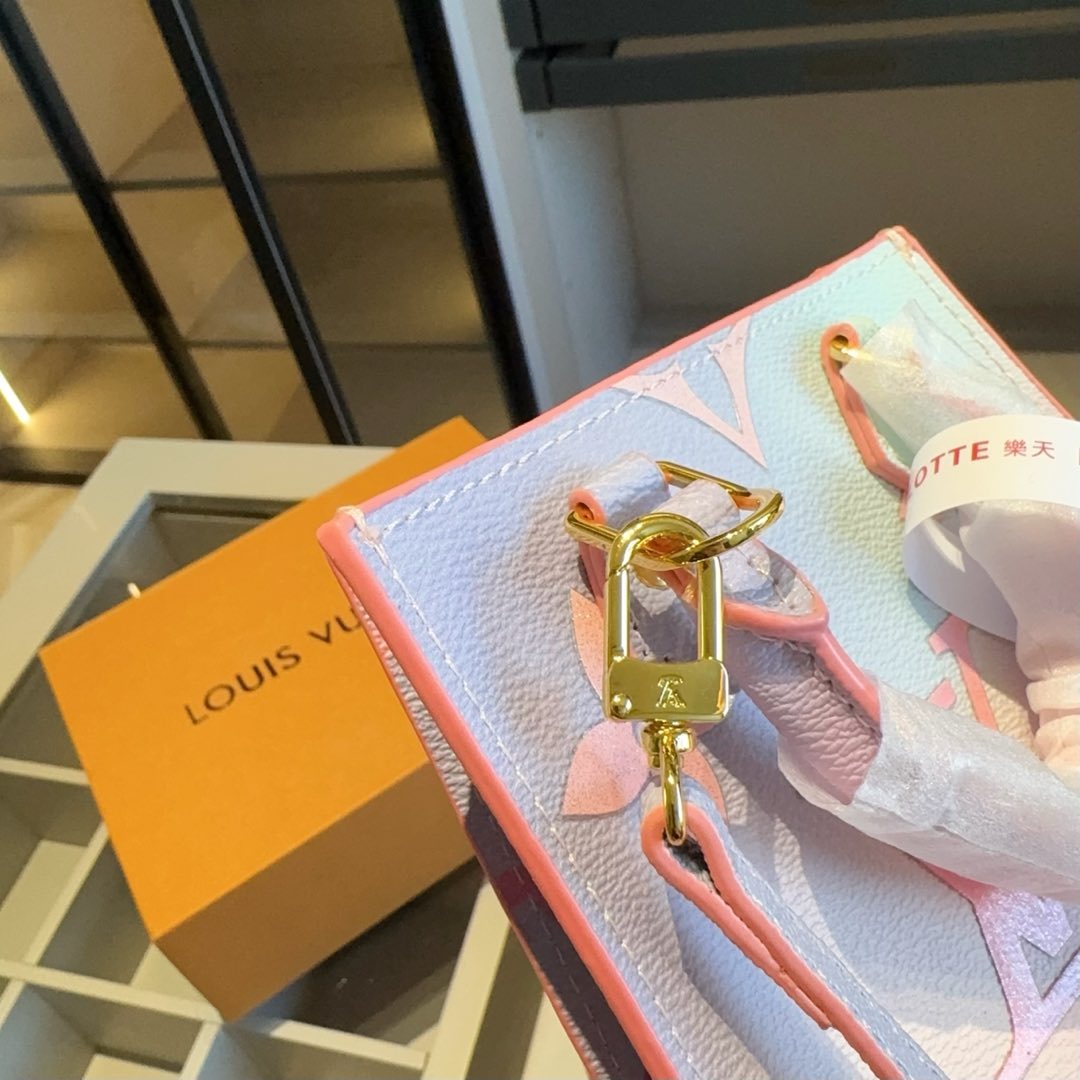 louis new arrival pink mini tote bag size: 14*17*5 cm - Top Club