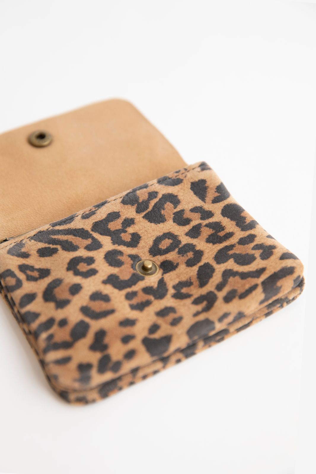 Portemonnee met leopard print