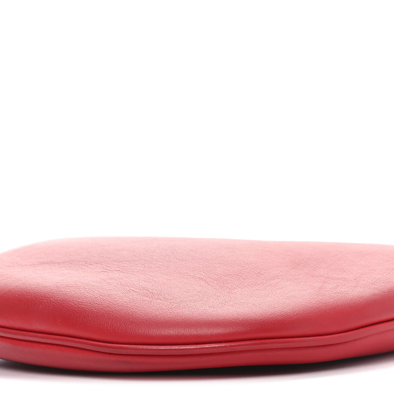 Vitello Grace Suede Small Croissant Hobo Rosso Cardinale - Top Club