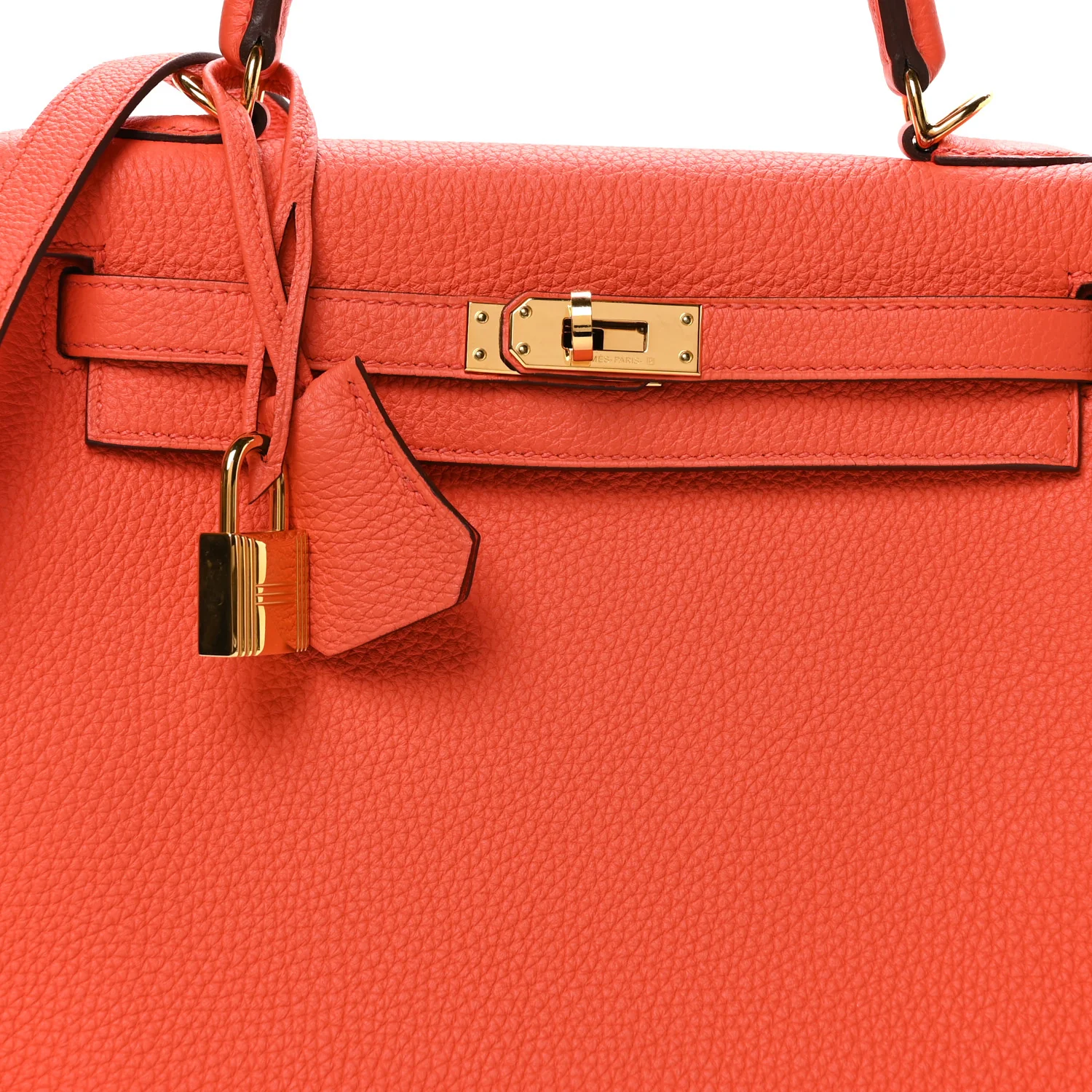 Togo Kelly Retourne 25 Orange Poppy - Top Club