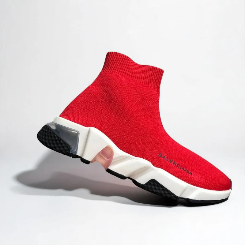 Balenciaga Speed Clearsole Sneaker Red - Sneaker Replica Workshop