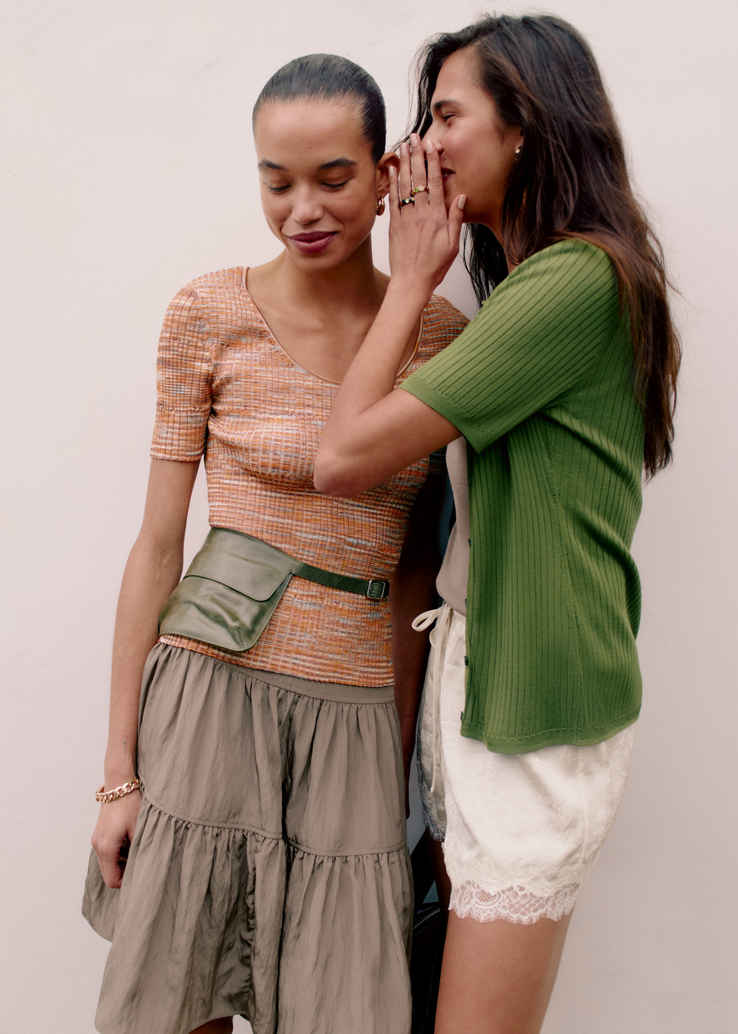 & Other Stories RIBBED SCOOP NECK TOP