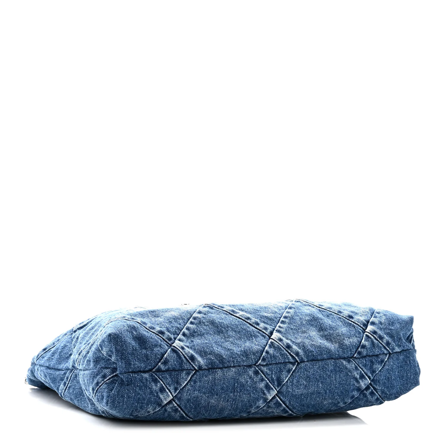 Denim Quilted Chanel 22 Blue - Top Club