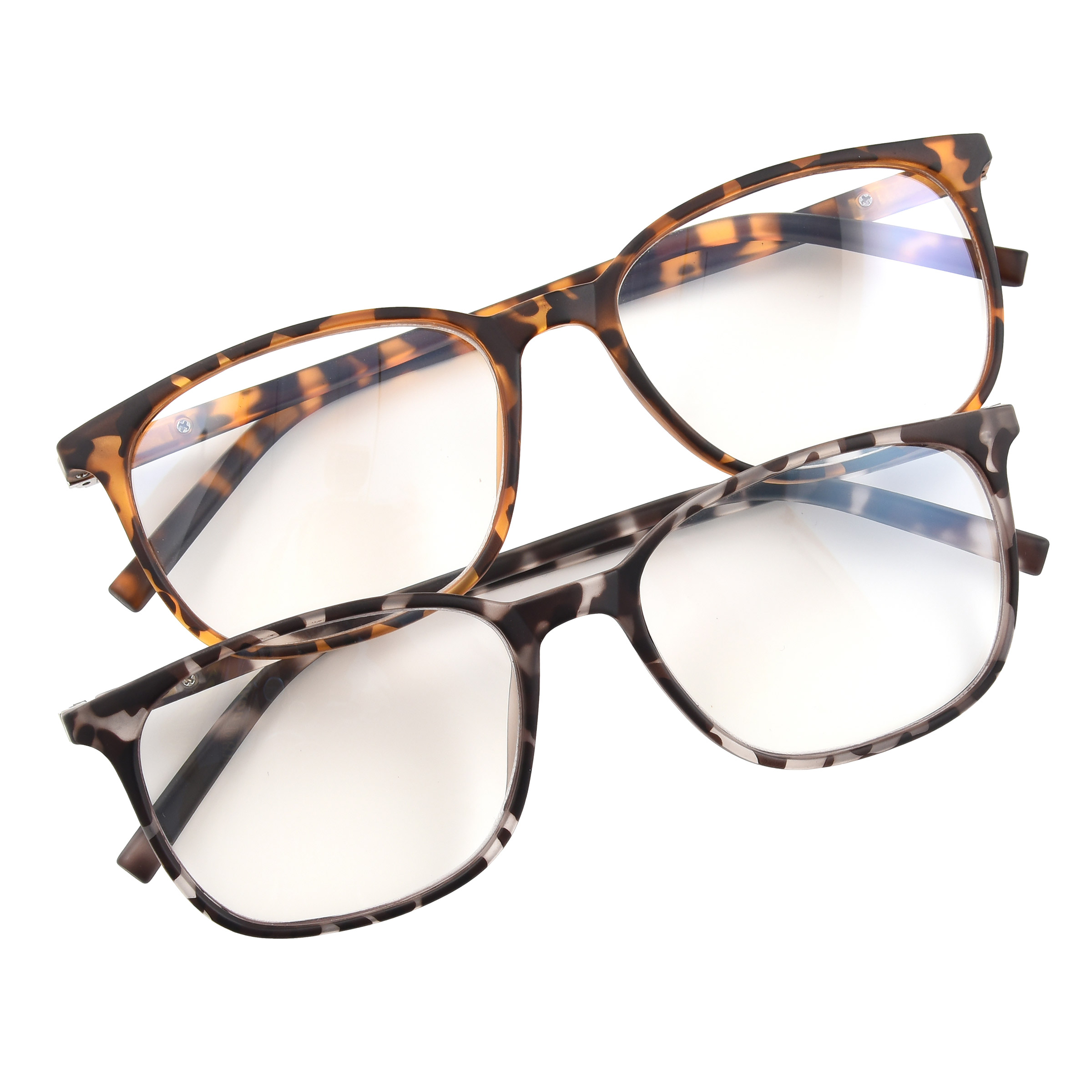 Design Optics by Foster Grant Eric Blue Light Reading Glasses, 2-pack