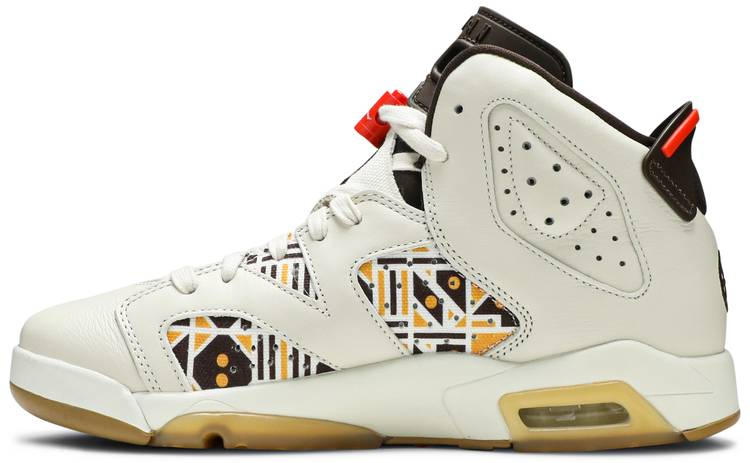 Air Jordan 6 Retro  Quai 54   Sail Gum  CZ6506-100 - Sneaker Replica Workshop