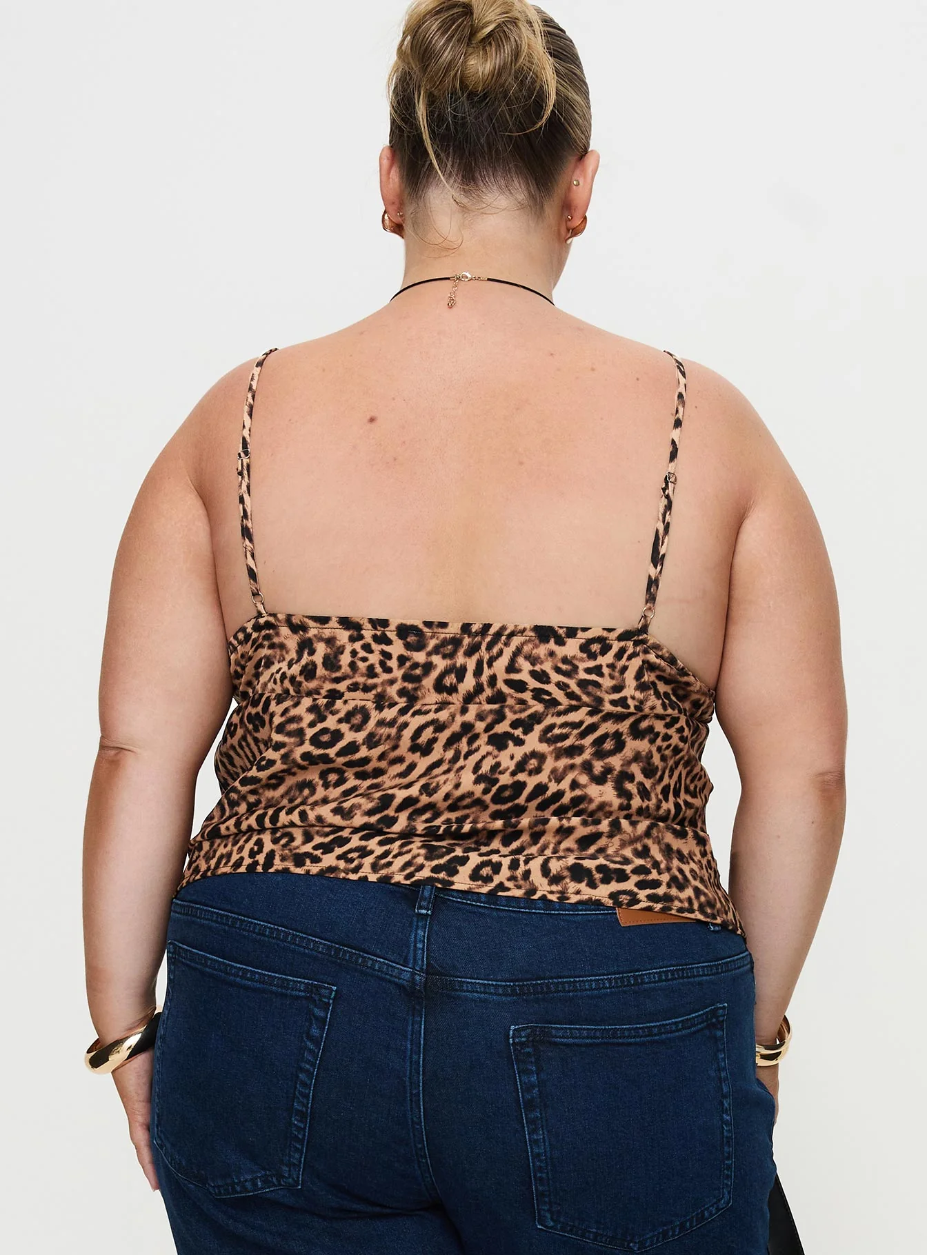 Jaquelyn Top Leopard Curve