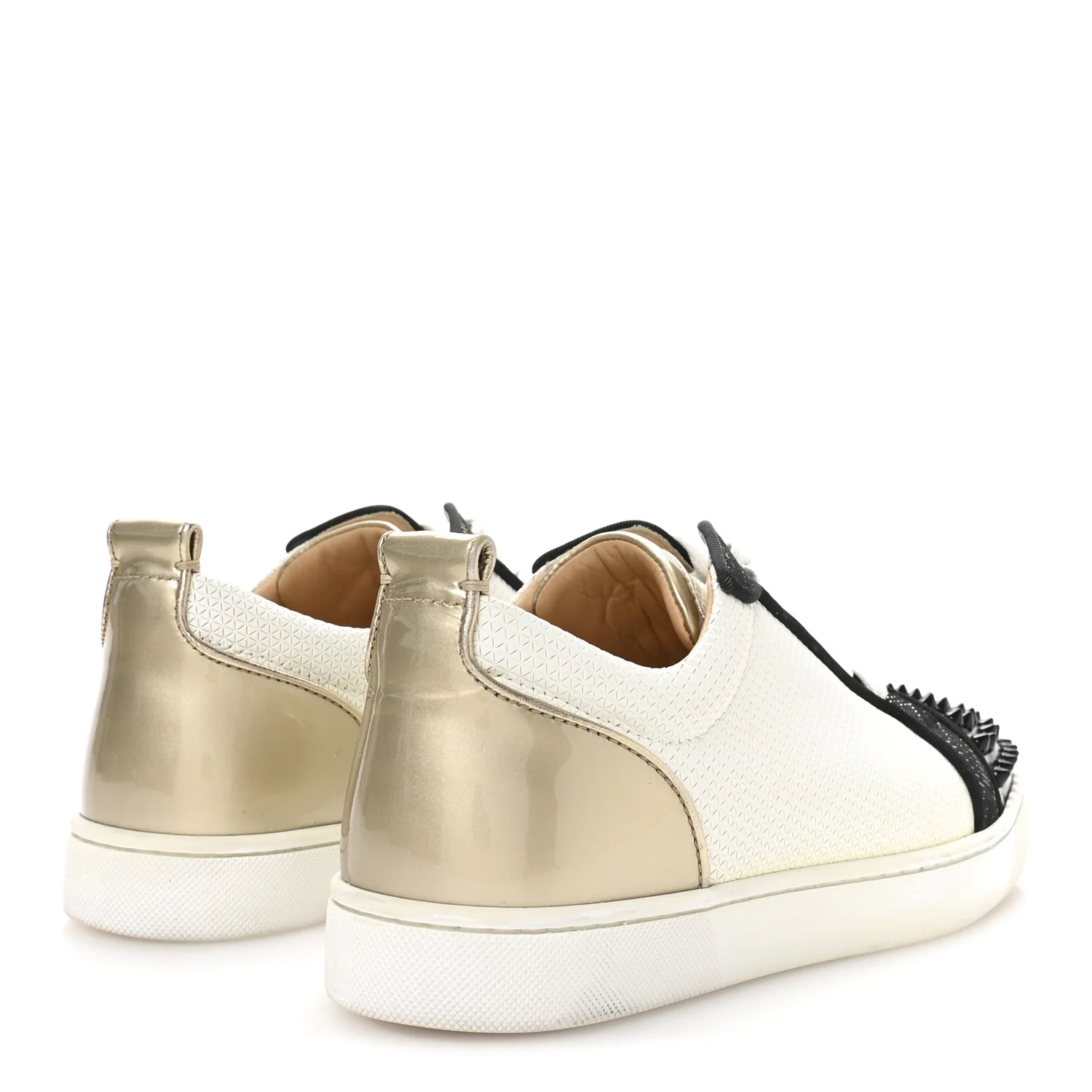Calfskin Mens Louis Junior Spikes Orlato Flat Sneakers 42 Multicolor - Top Club