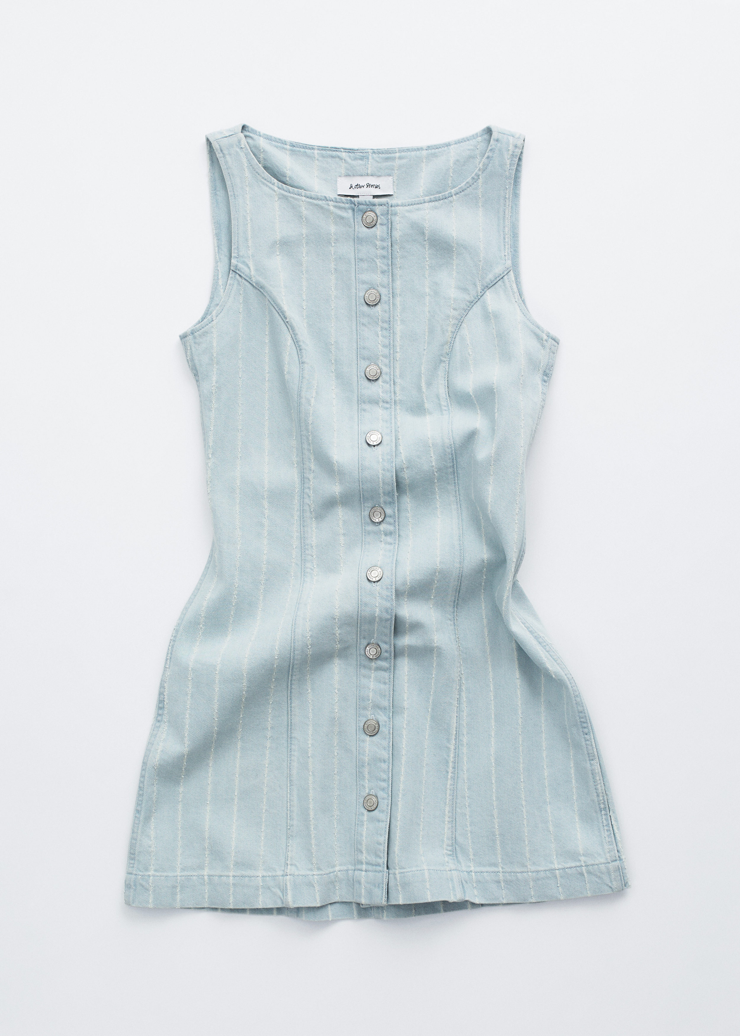 & Other Stories A-LINE DENIM MINI DRESS