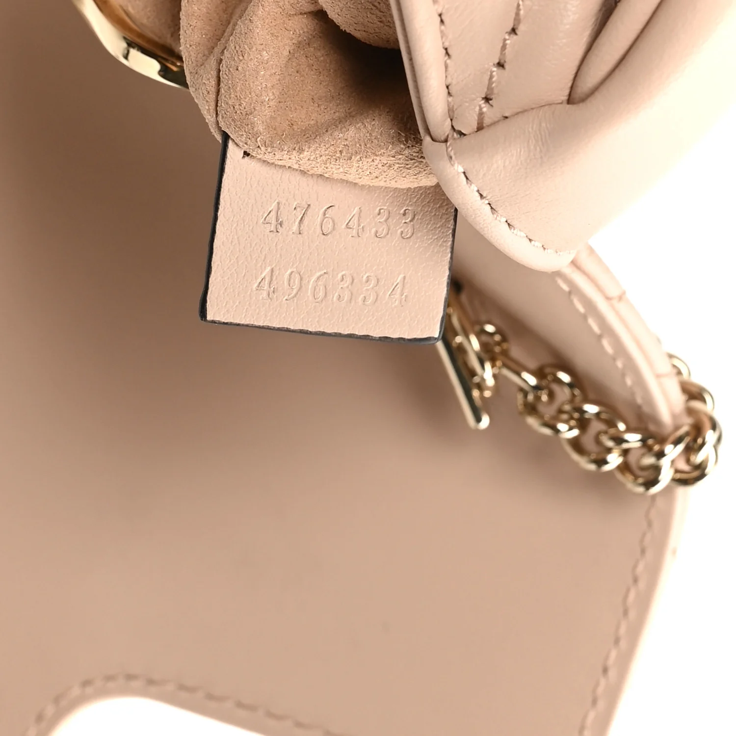 Calfskin Matelasse Super Mini GG Marmont Shoulder Bag Porcelain Rose - Top Club
