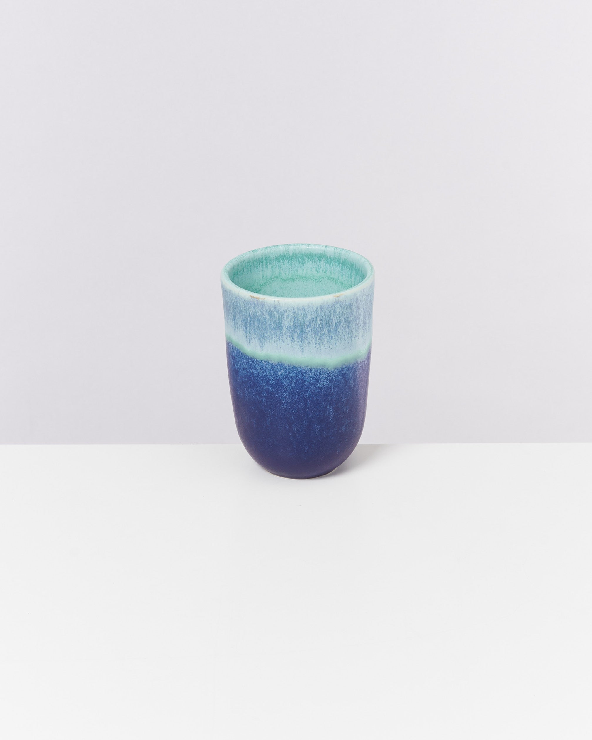 Copa Alto Becher groß türkis dunkelblau 4er-Set