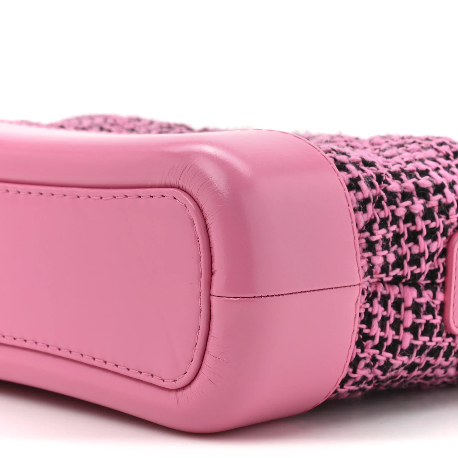 Tweed Calfskin Small Gabrielle Hobo Pink - Top Club