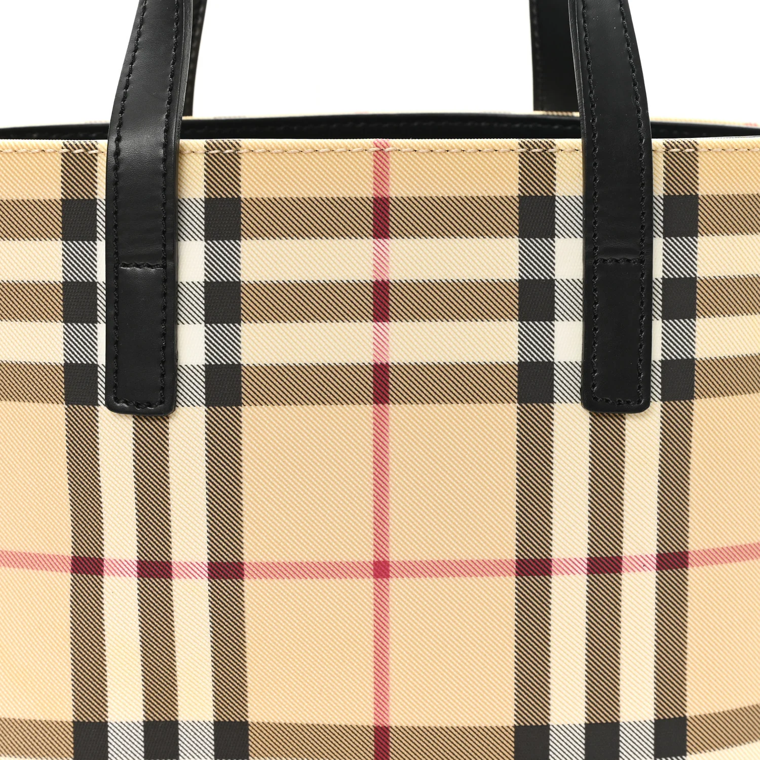 House Check Regent Tote Black - Top Club