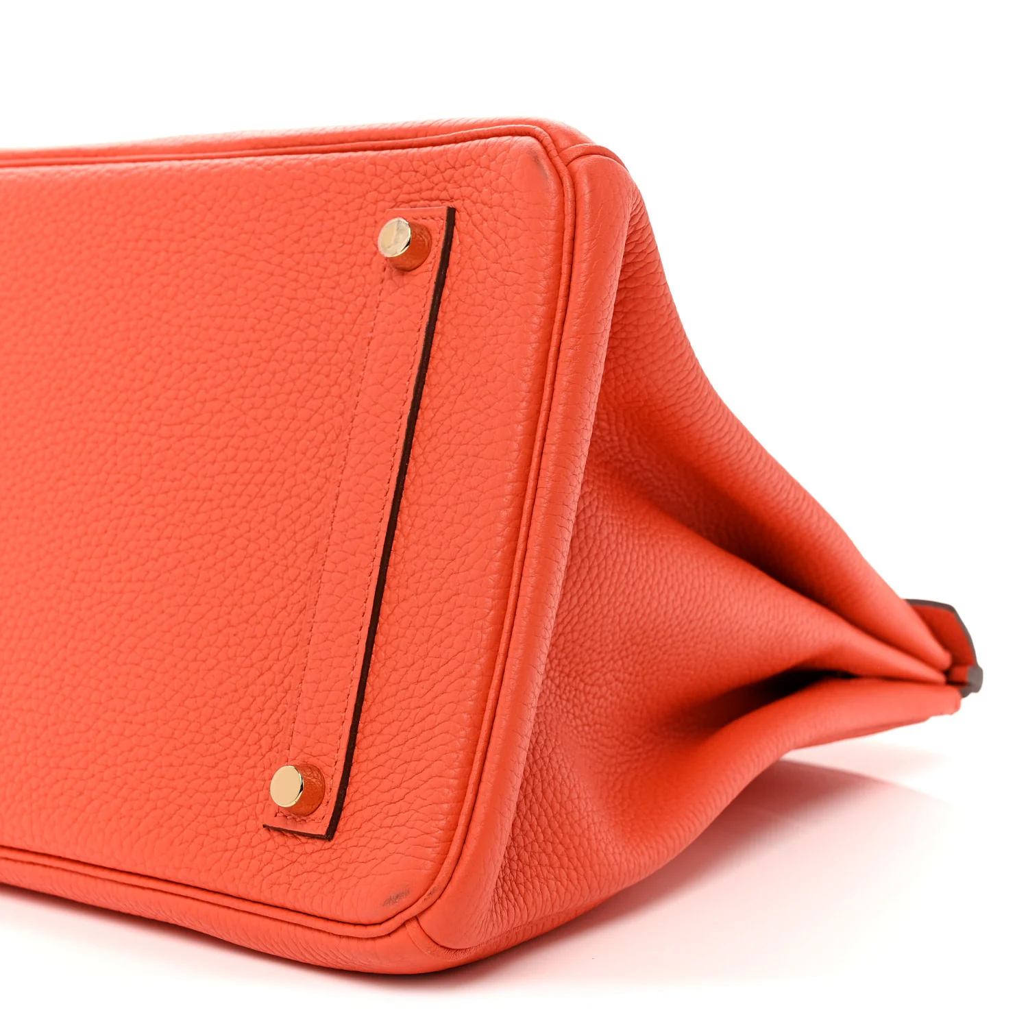 Togo BIRKIN 35 Orange Poppy - Top Club