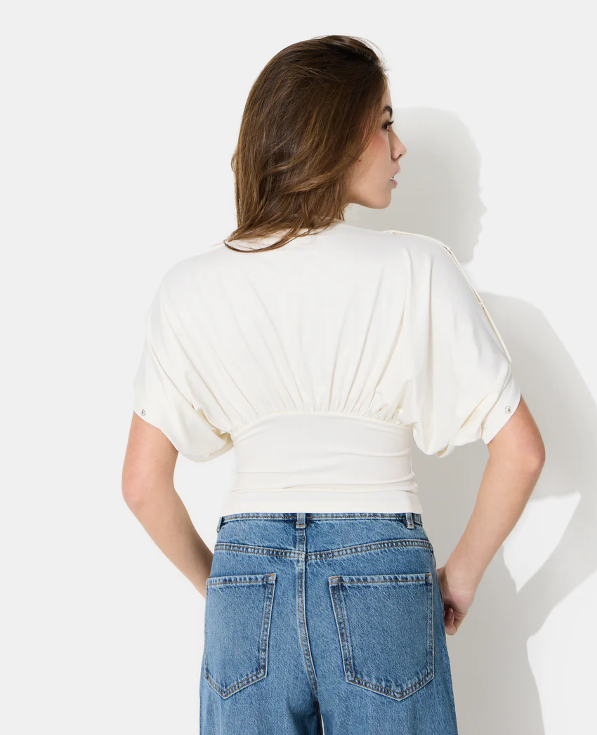 Pimkie Top manches chauve-souris avec détails pressions