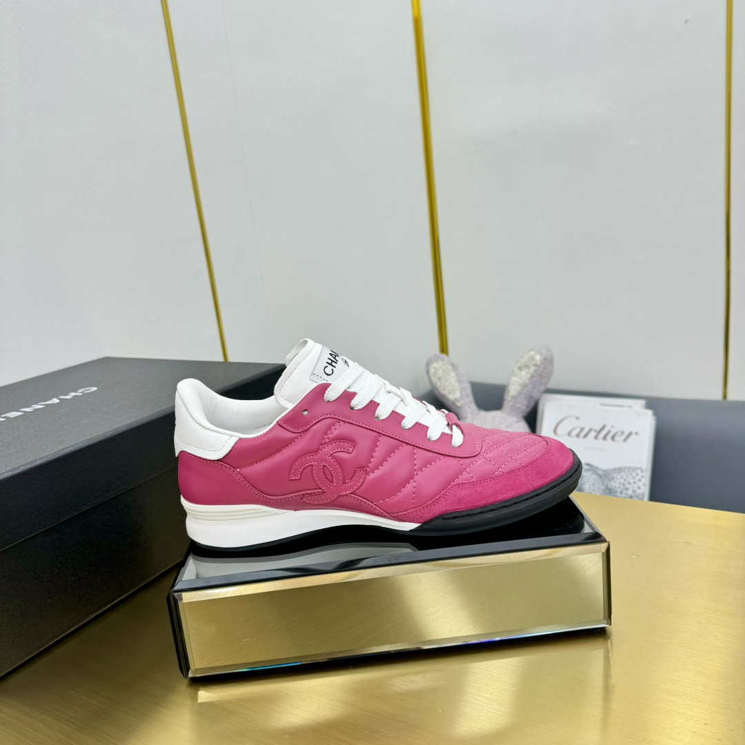 Chanel G45839 Women 24B Trainers Shiny Calfskin Calfskin   Suede Calfskin C91258 - Sneaker Replica Workshop