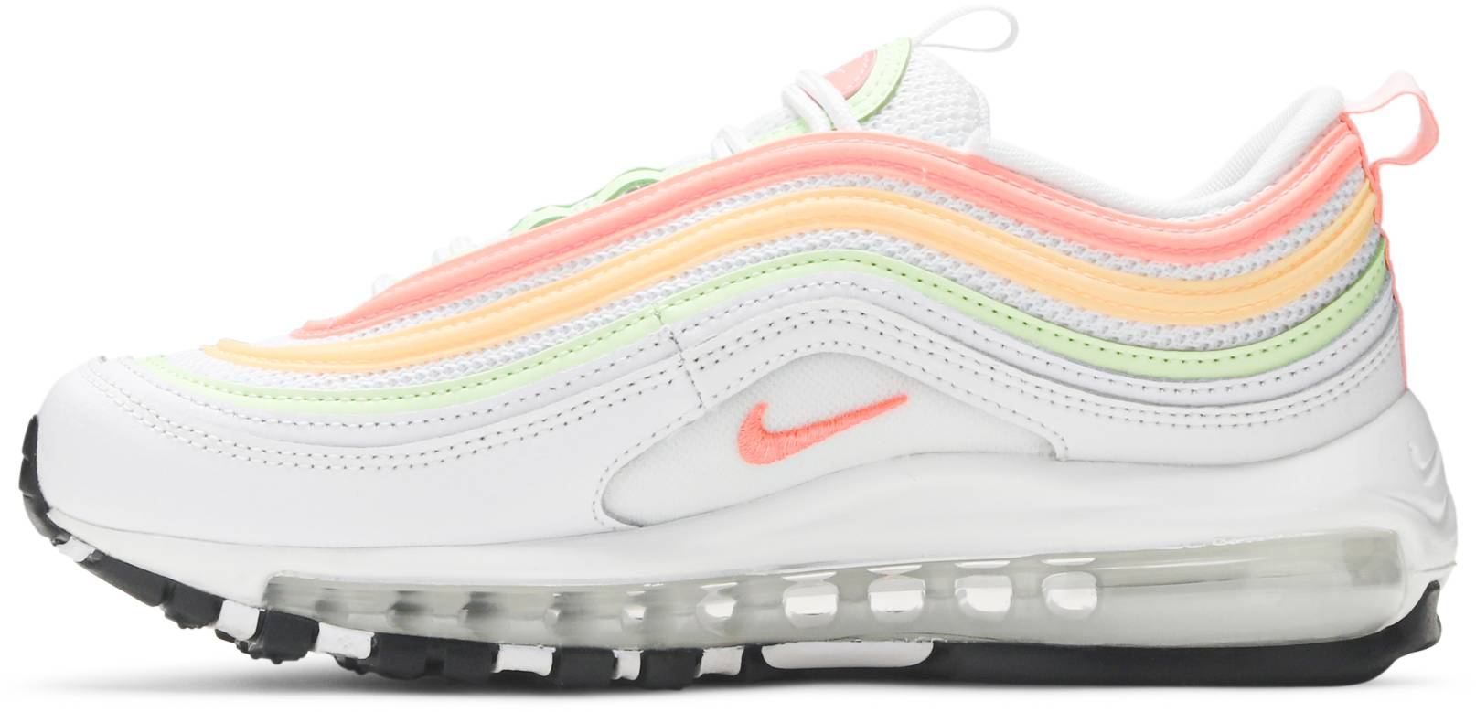 Wmns Air Max 97 Essential  White Melon Mint Volt  CZ6087-100 - Sneaker Replica Workshop