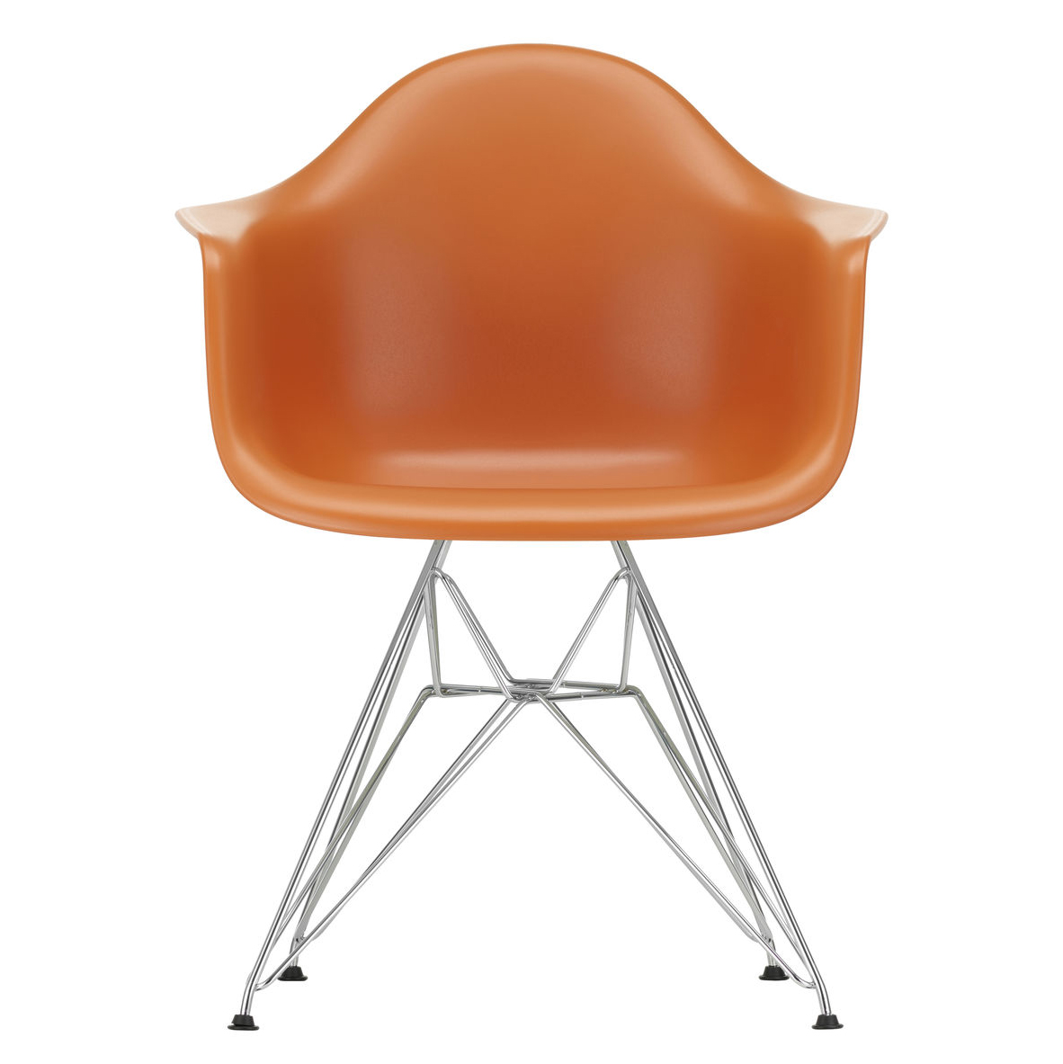 Eetkamerstoel DAR RE chroom Rusty Orange