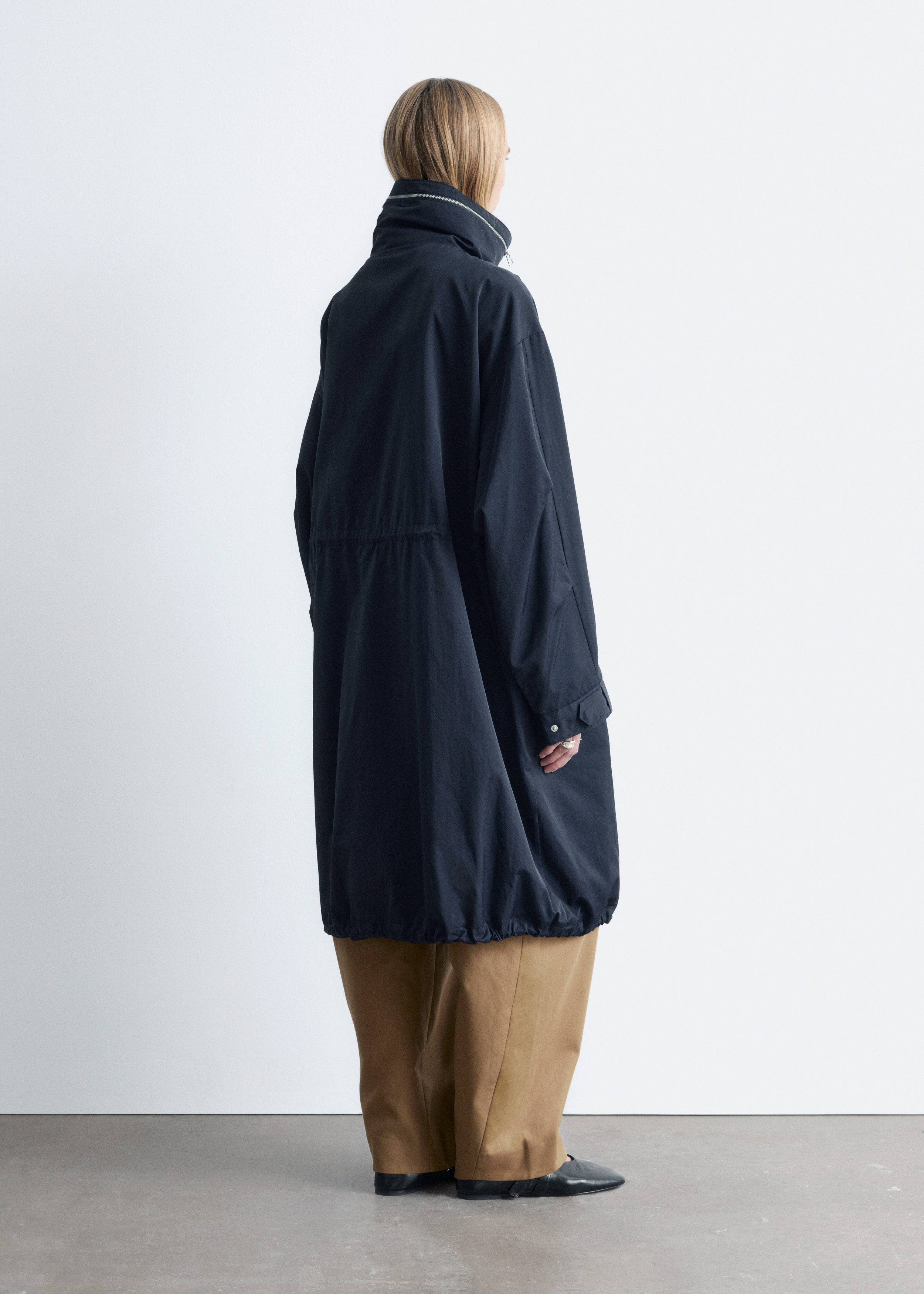 & Other Stories DRAWSTRING PARKA COAT