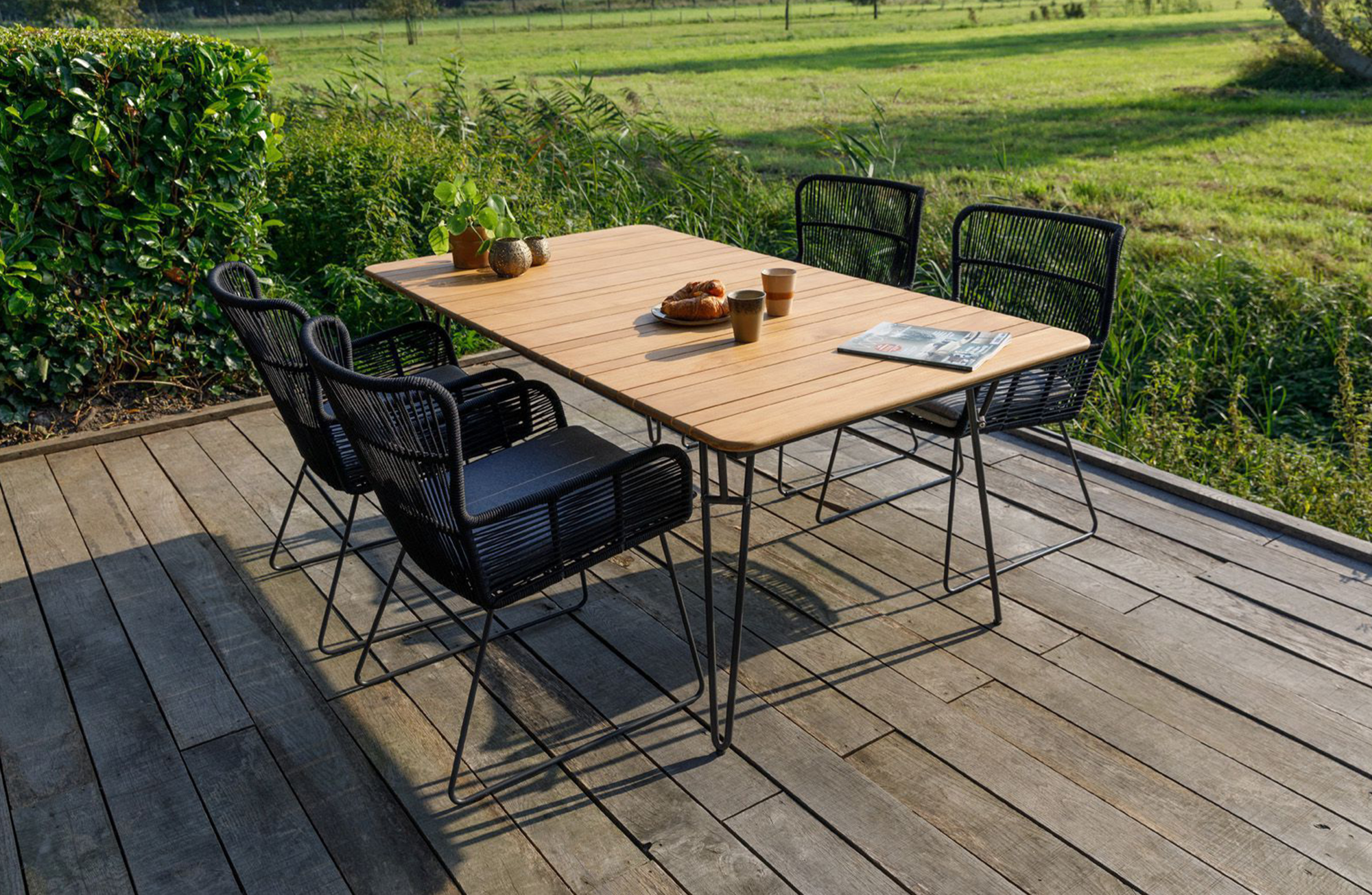 Exotan tuintafel Slimm Tuintafel Slimm teak 180cm