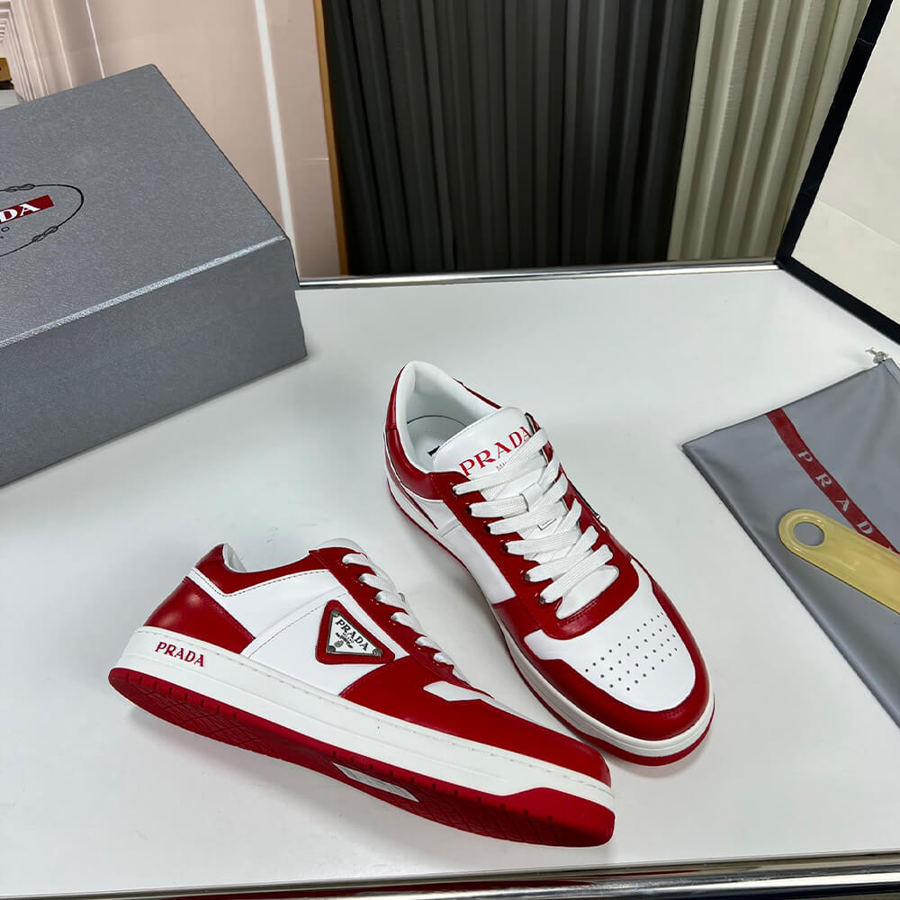 Prada Downtown nappa leather sneakers - Top Club