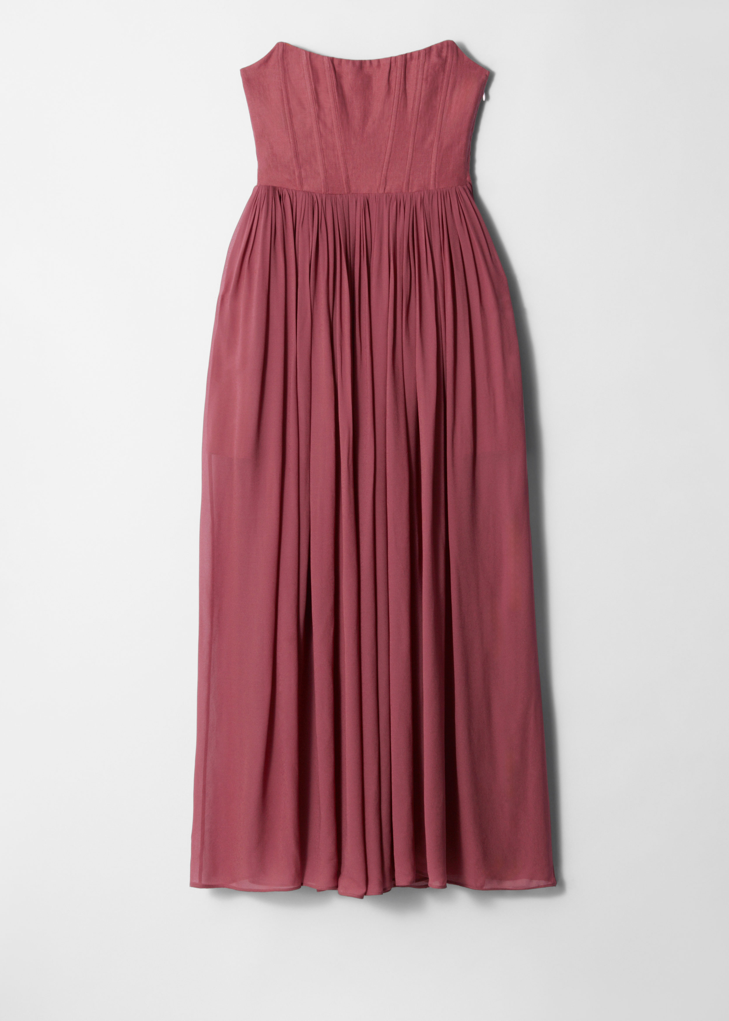 & Other Stories BANDEAU CORSET MAXI DRESS