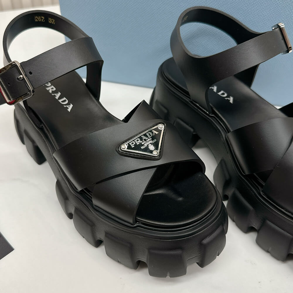 PRADA Monolith rubber sandals - Top Club