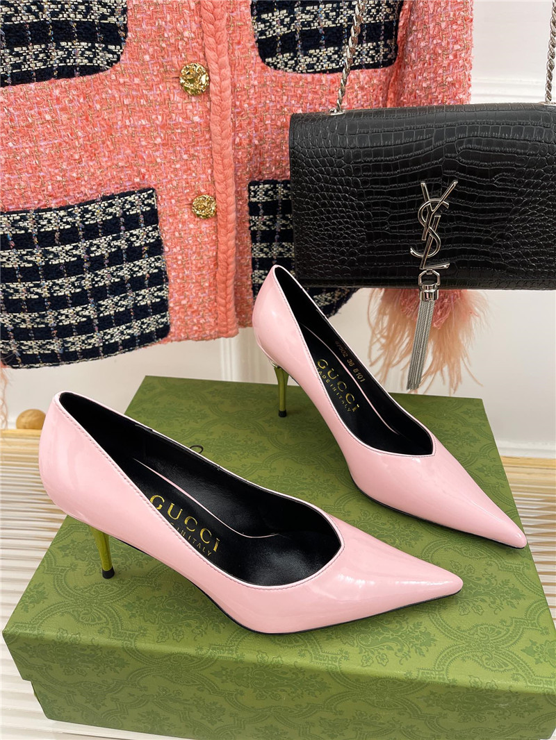gucci metal heel pointed high heels - Sneaker Replica Workshop