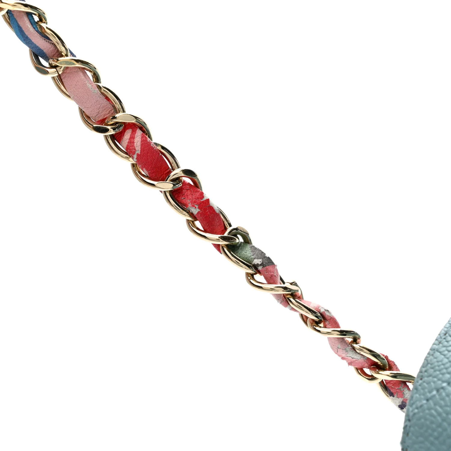 Grained Calfskin Quilted Small Cuba Top Handle Flap Blue - Top Club