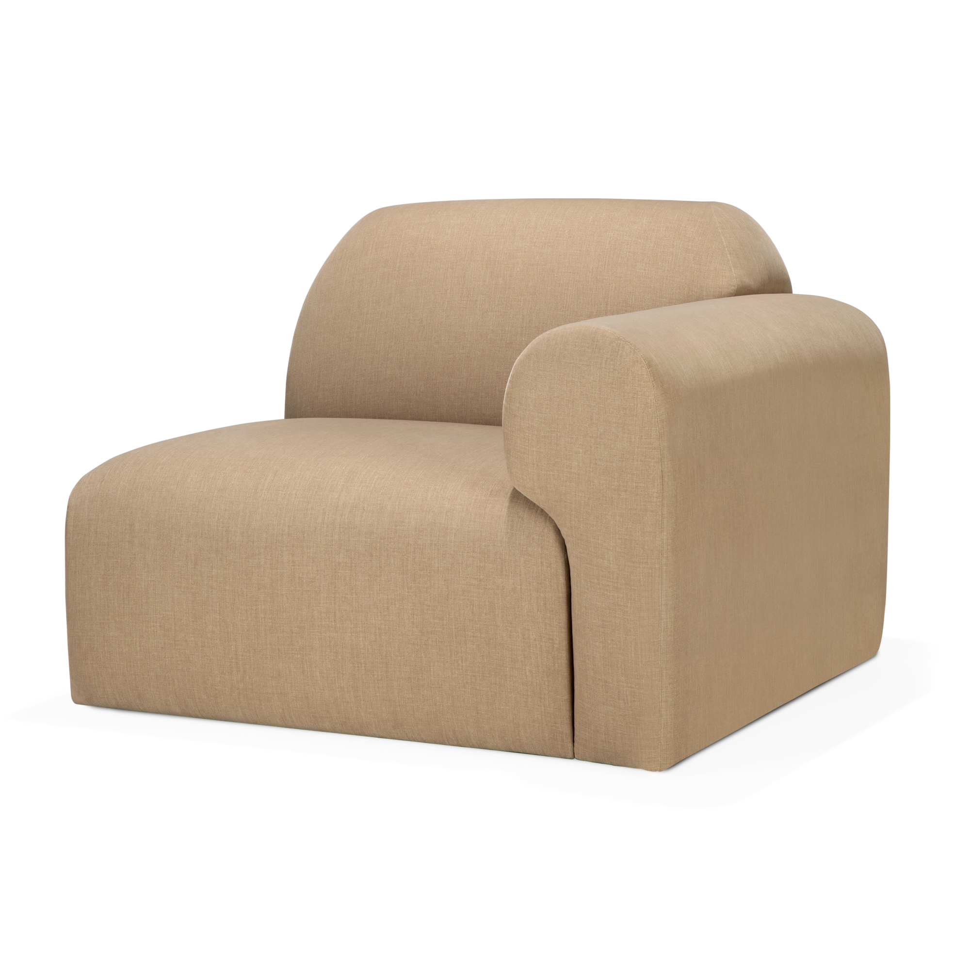 Bulky modulaire sofa - linker hoek - light sepia